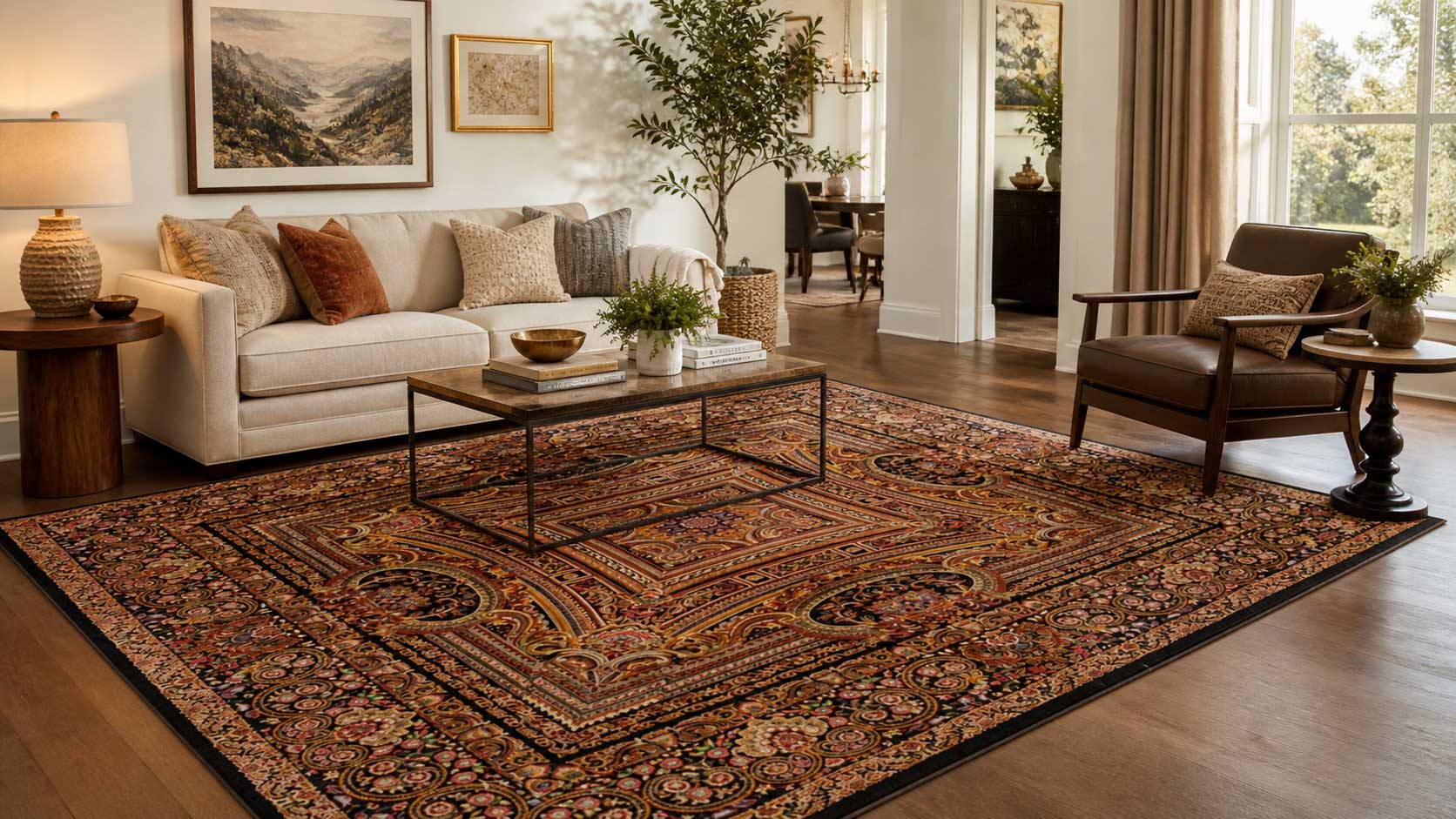 Square Machine-Made Rugs