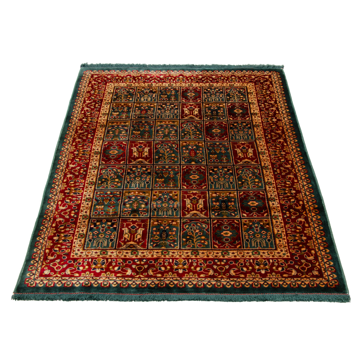 Acrylic + Bamboo Silk Allover Machine-made Carpet, Design 00667