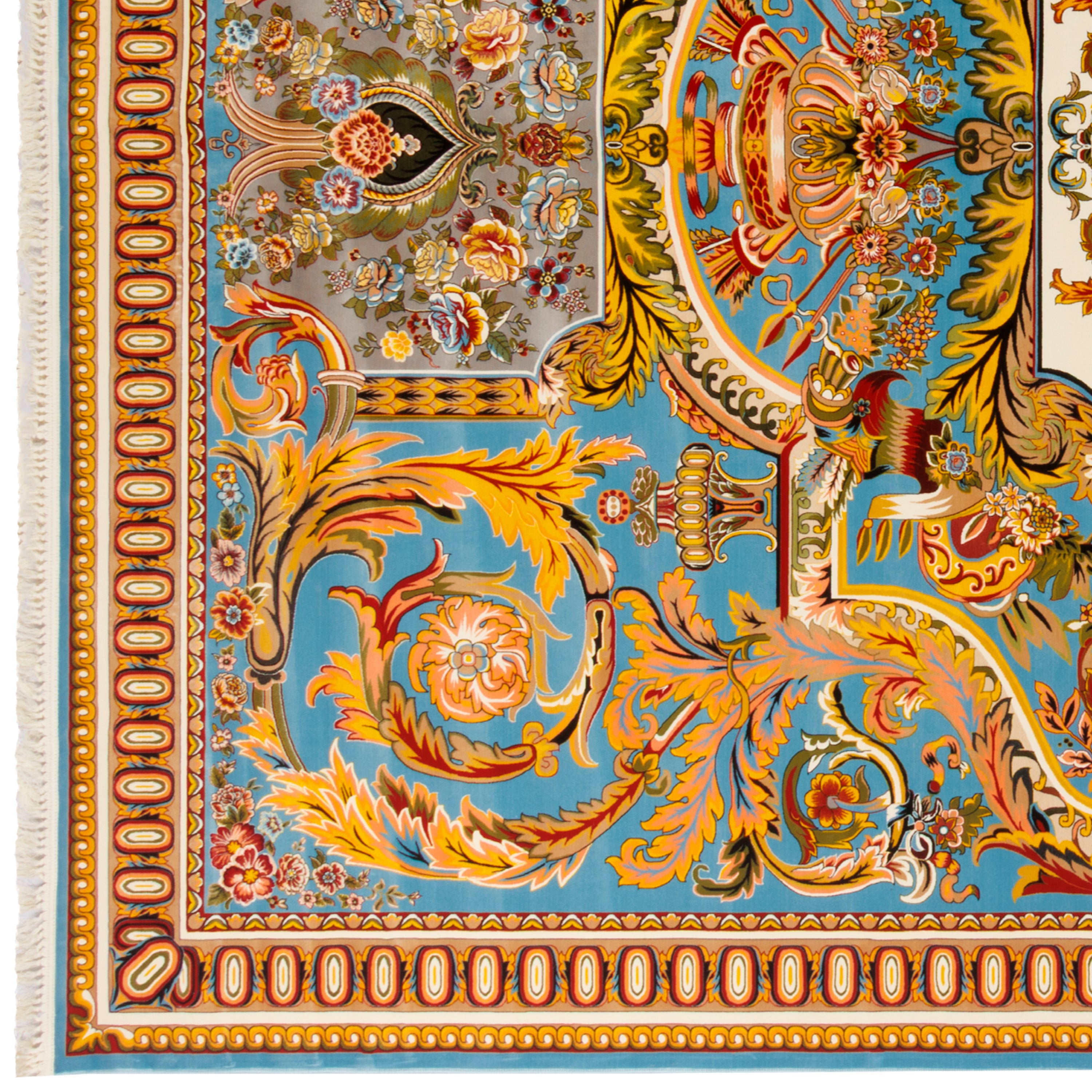 Machine-made Rug, Flowers & Leaves Centre Medallion, Acrylic, SPU 100017