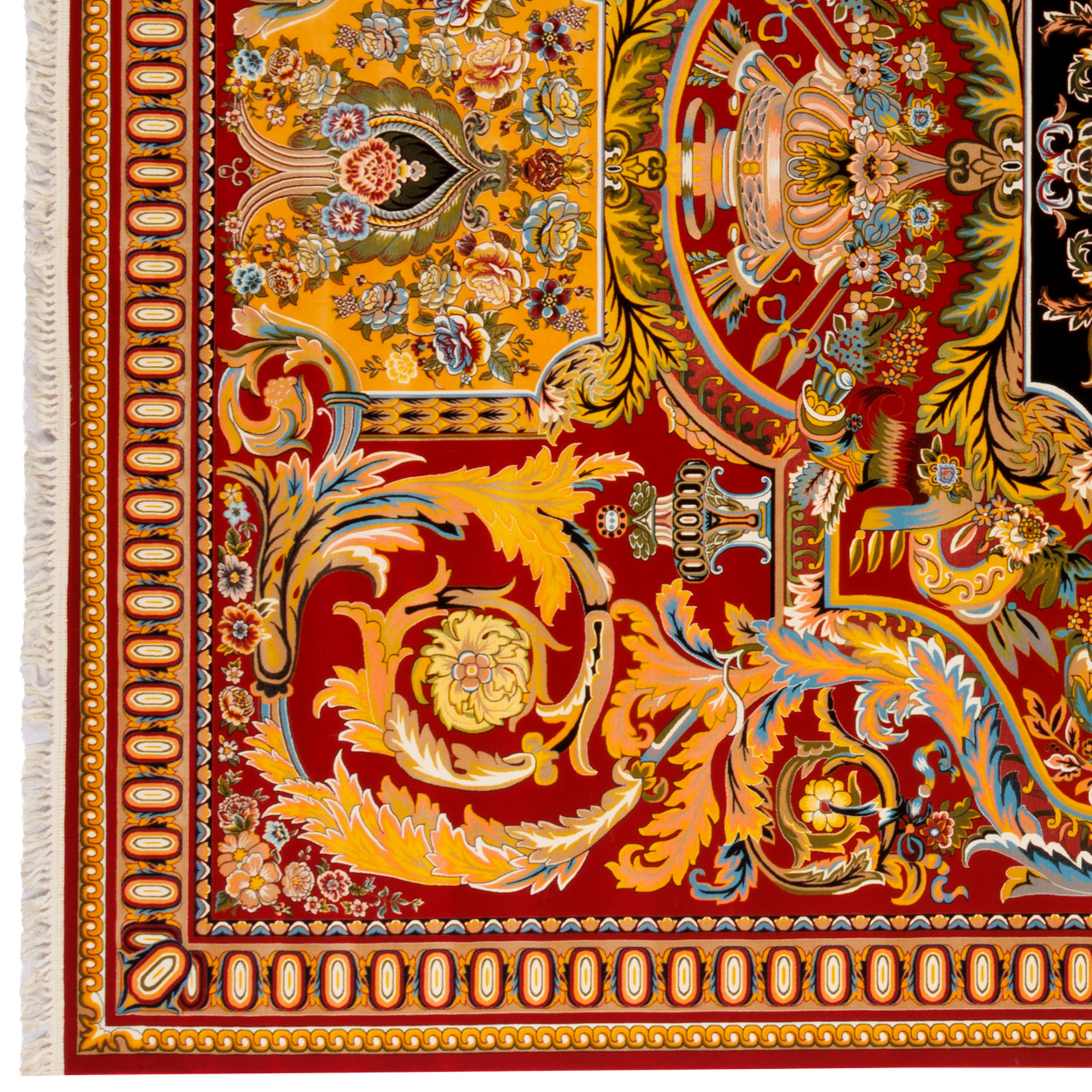Machine-made Rug, Flowers & Leaves Centre Medallion, Acrylic, SPU 100017