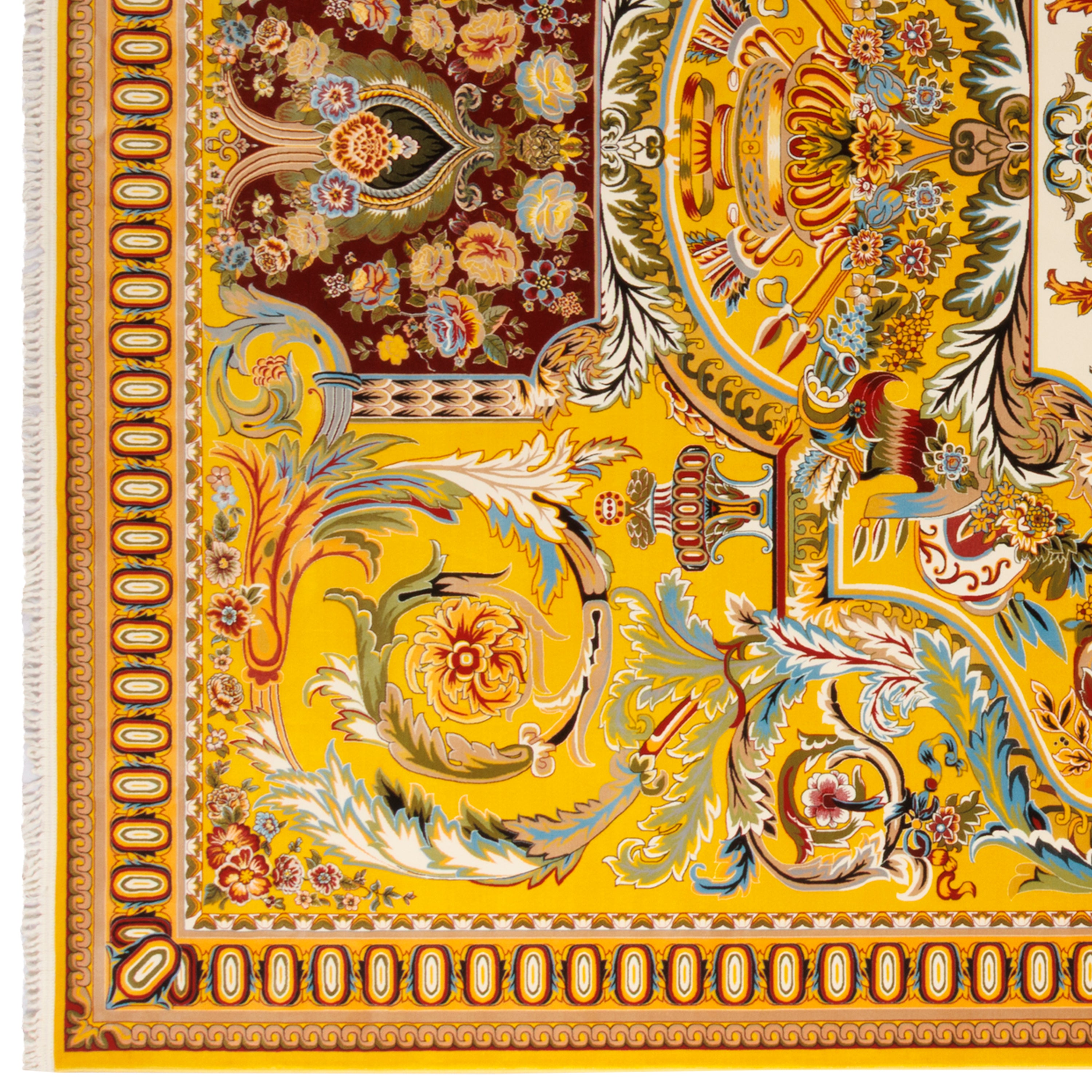 Machine-made Rug, Flowers & Leaves Centre Medallion, Acrylic, SPU 100017