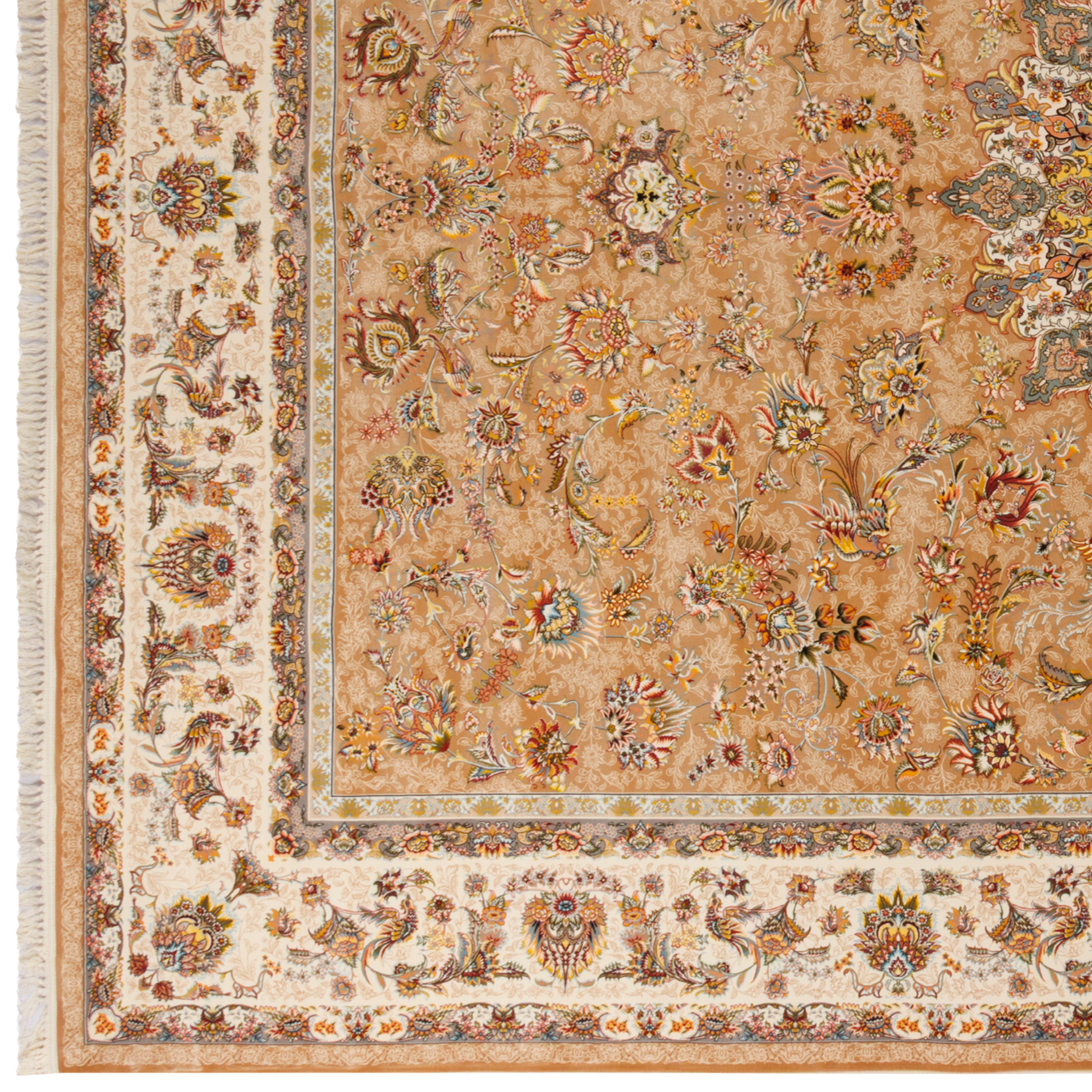 Machine-made Rug, Flowers & Leaves Centre Medallion, Acrylic, SPU 100048