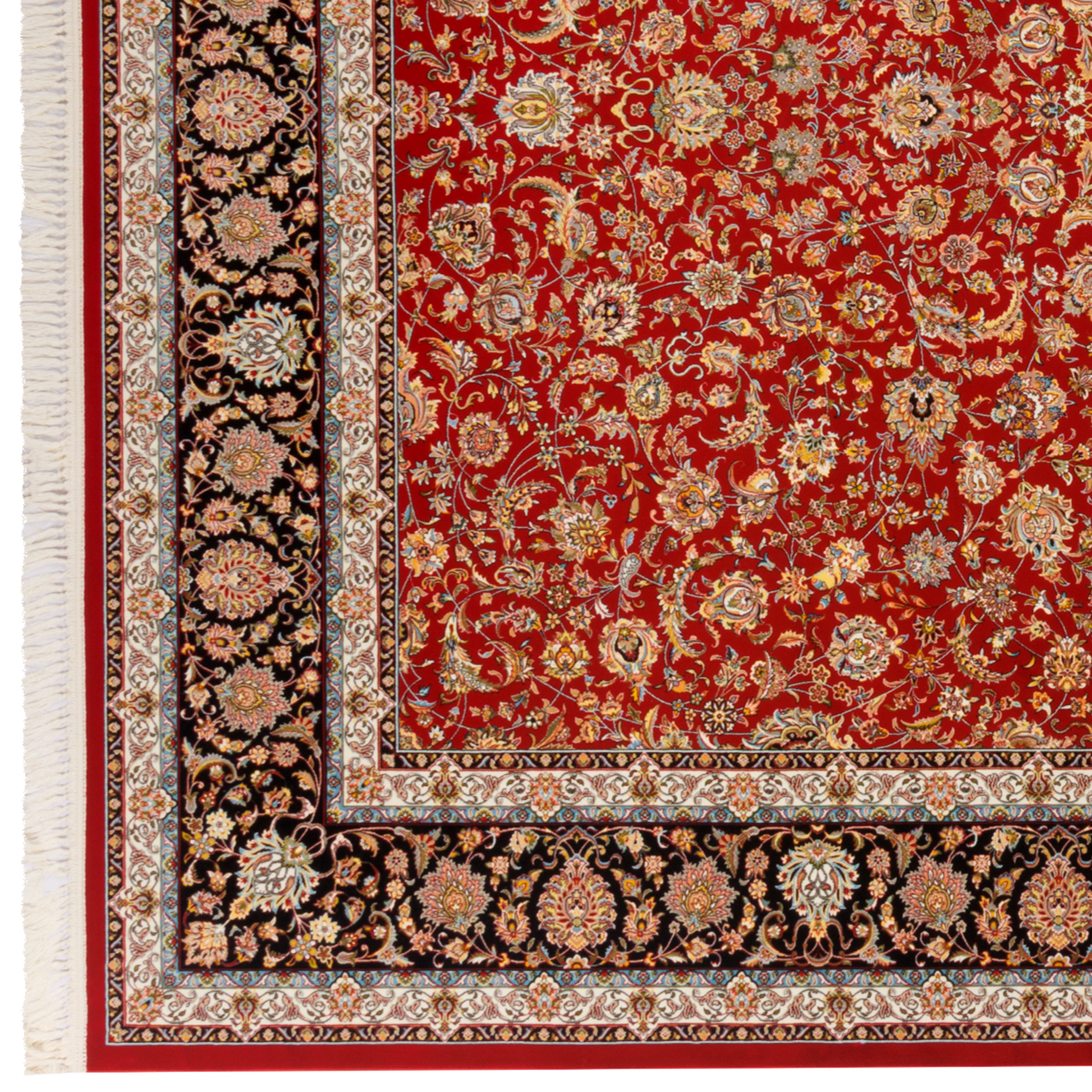 Machine-made Rug, Flowers & Leaves Scattered, Acrylic, SPU 100049