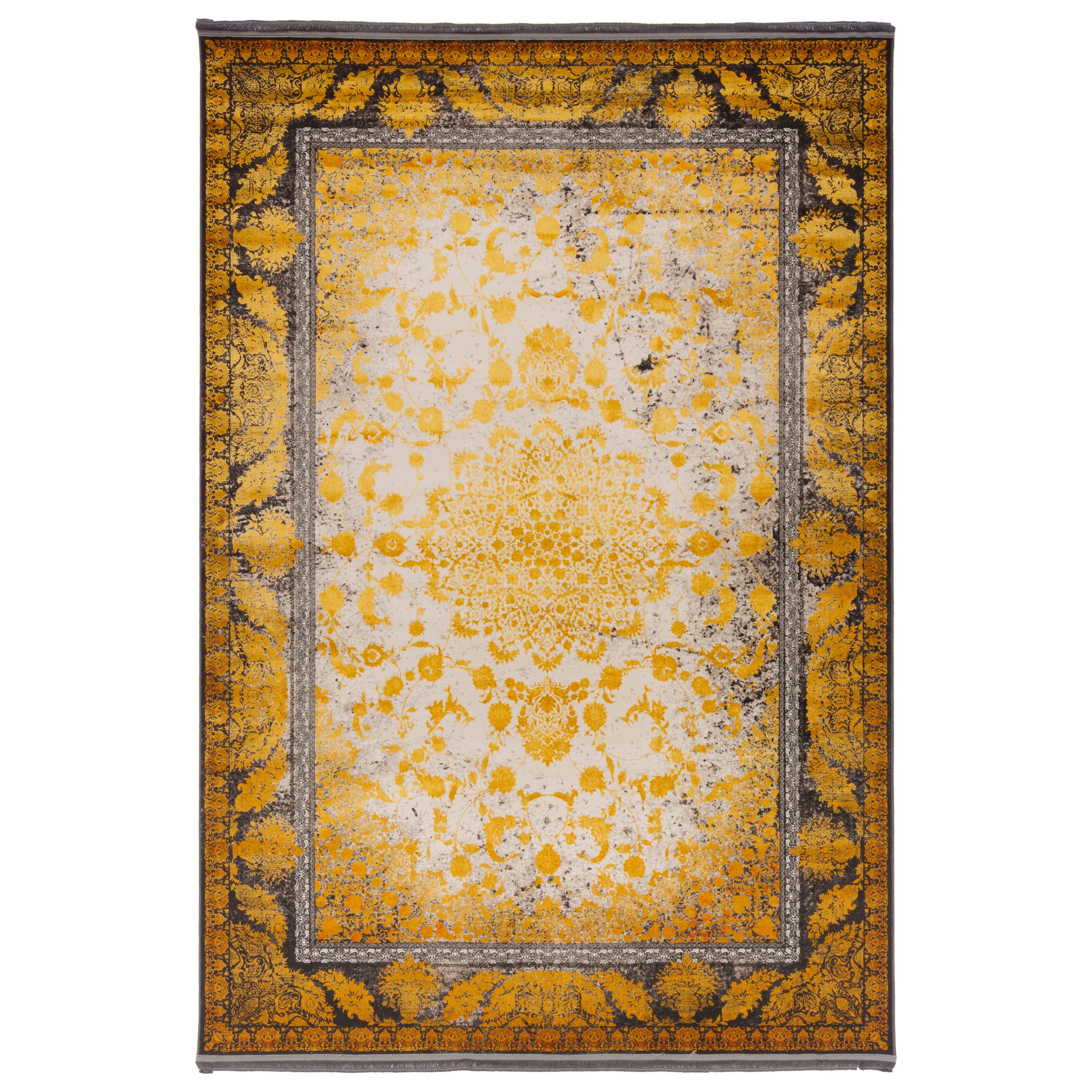 Machine-made Rug, Neoclassic Medallion & Corner, Acrylic, SPU 100063