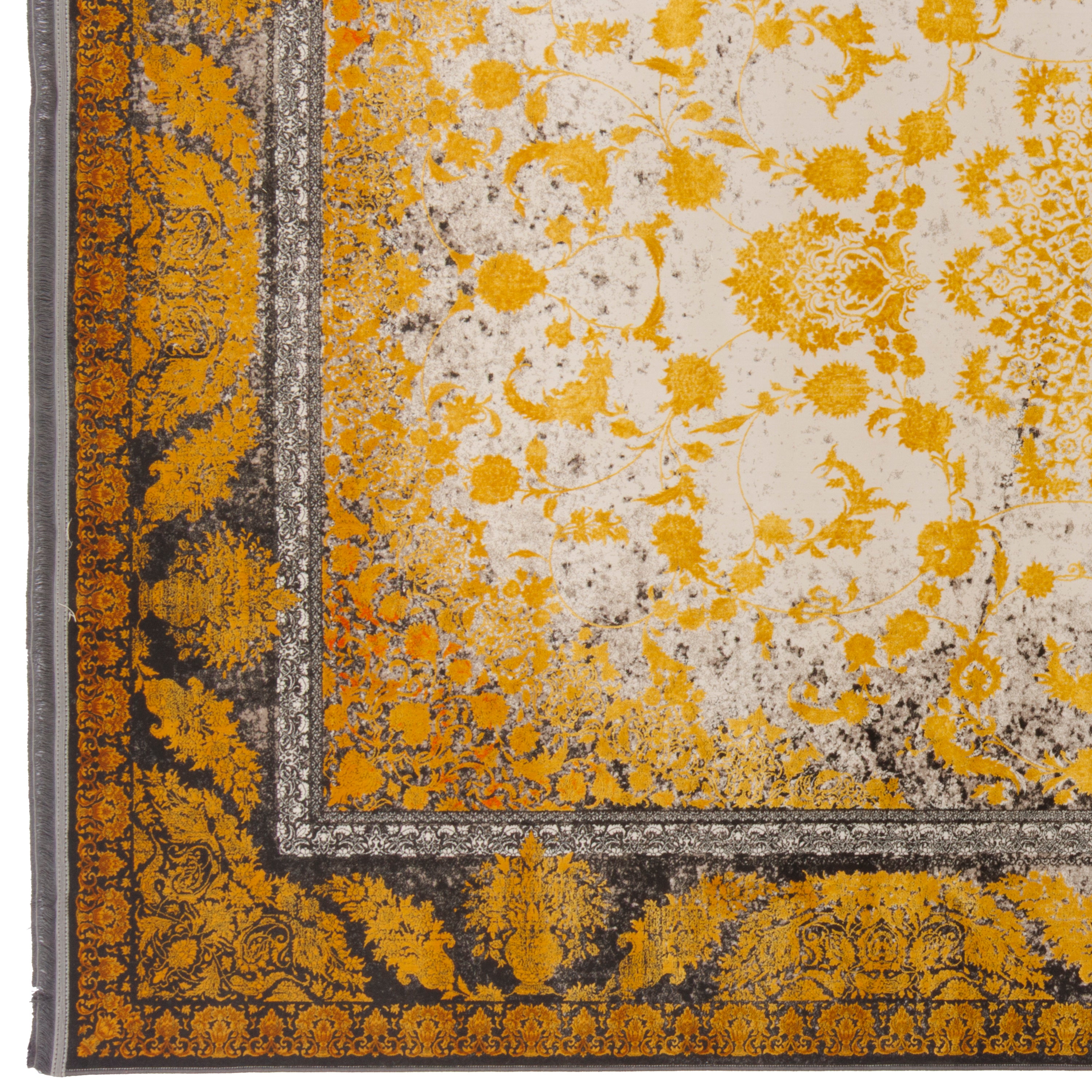 Machine-made Rug, Neoclassic Medallion & Corner, Acrylic, SPU 100063