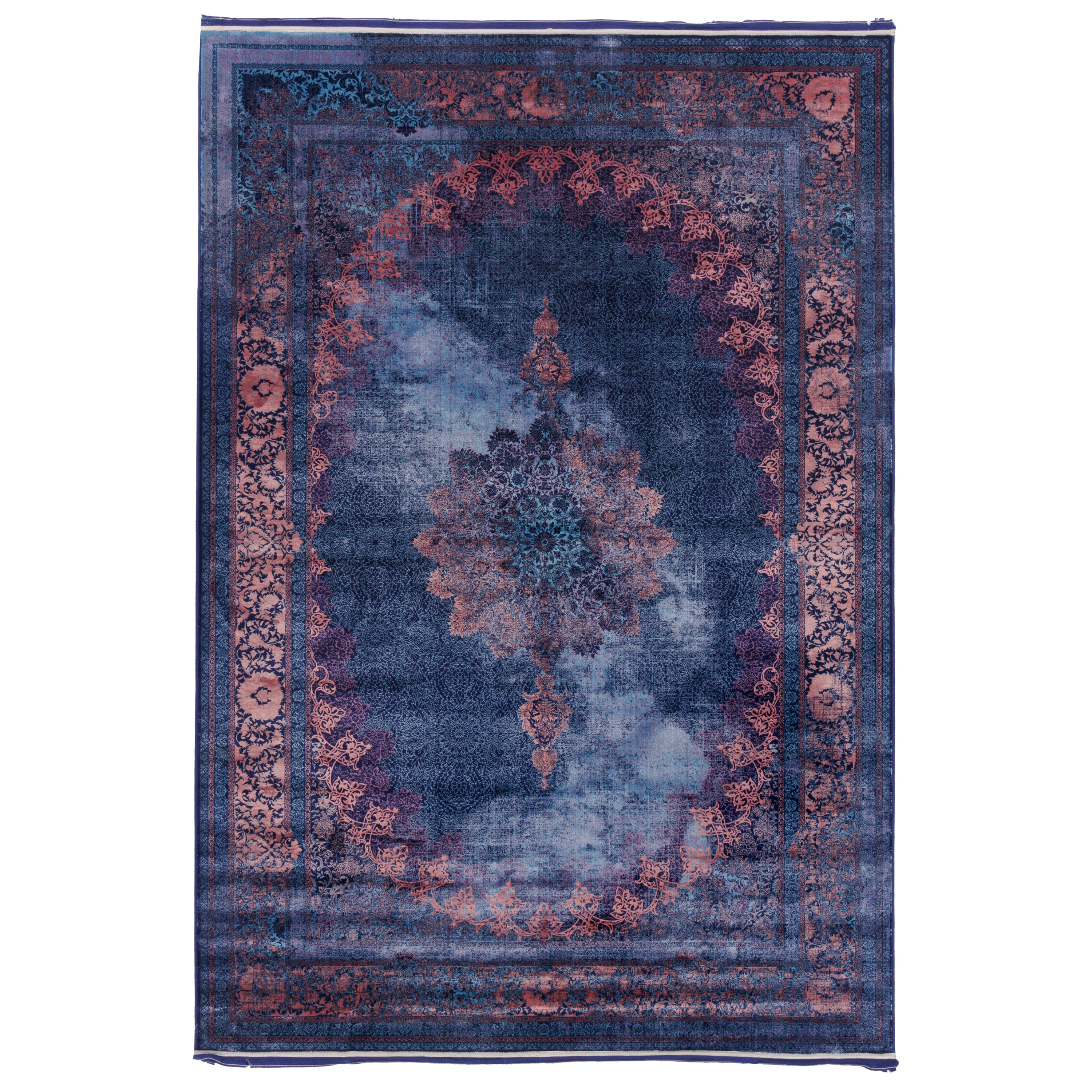 Machine-made Rug, Neoclassic Medallion & Corner, Acrylic, SPU 100076