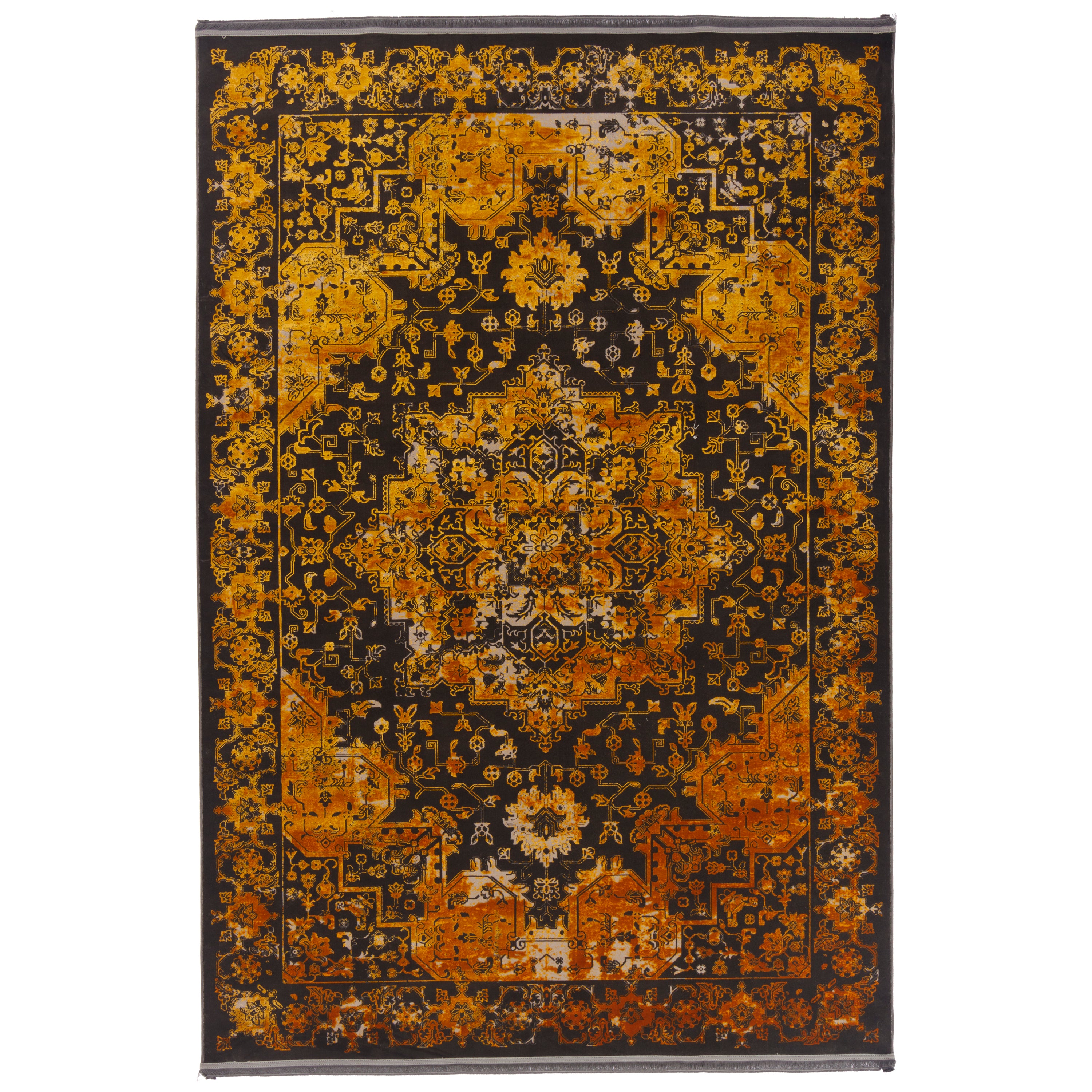 فرش ماشینی، طرح کلاسیک ترنج و لچک، اکریلیک، کد کالا SPU 100094