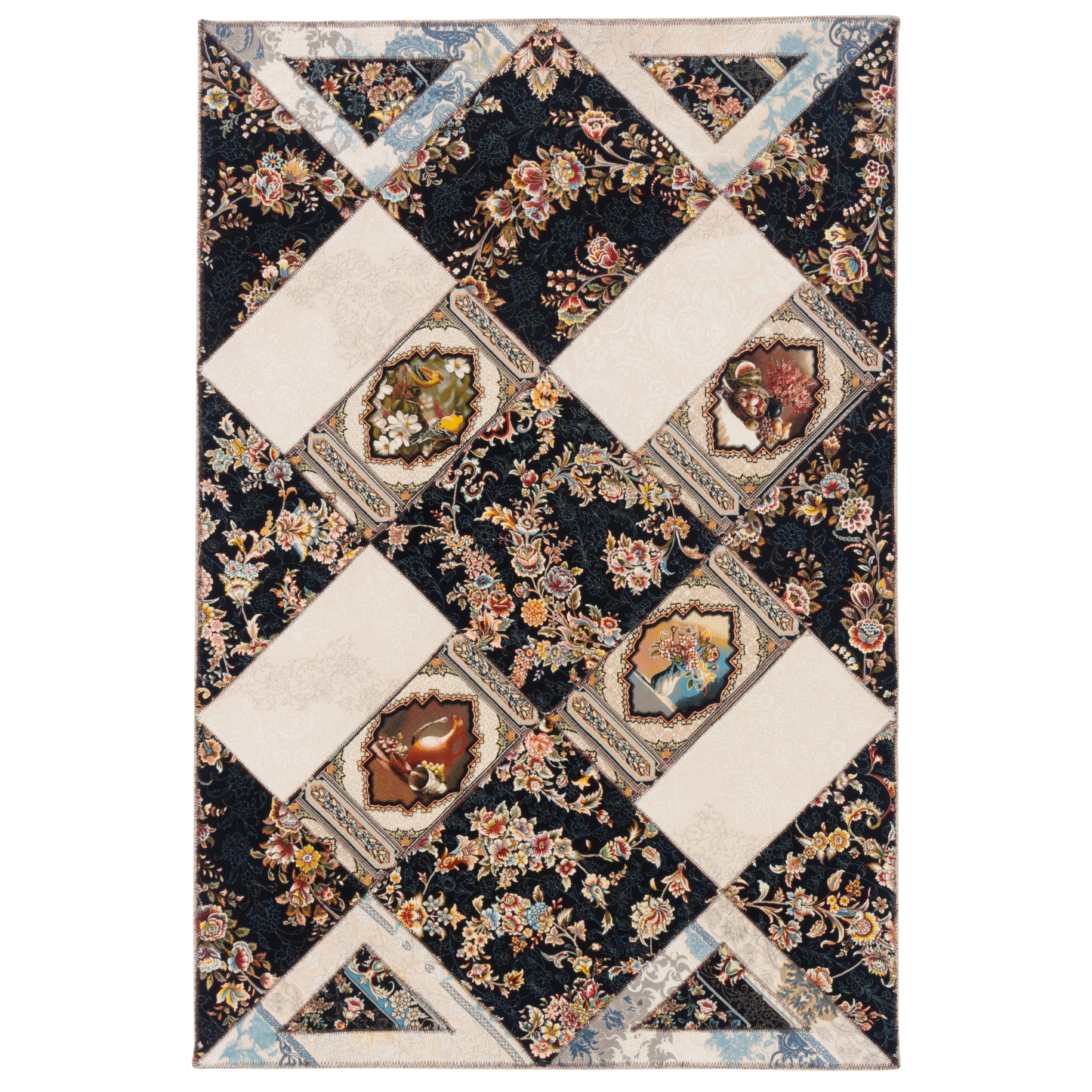 Machine-made Rug, Contemporary All-over, Acrylic, SPU 100156