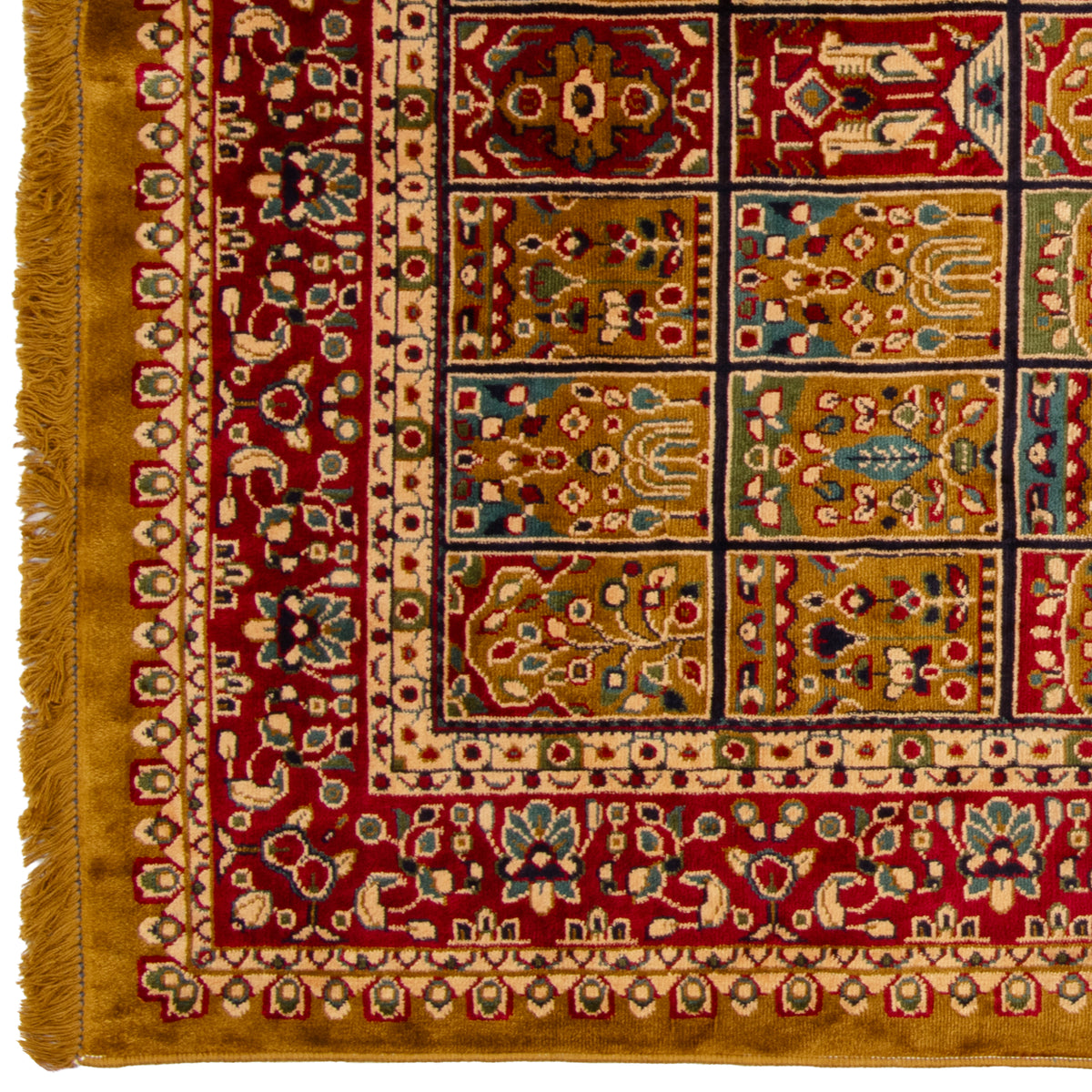 Acrylic + Bamboo Silk Allover Machine-made Carpet, Design 00667