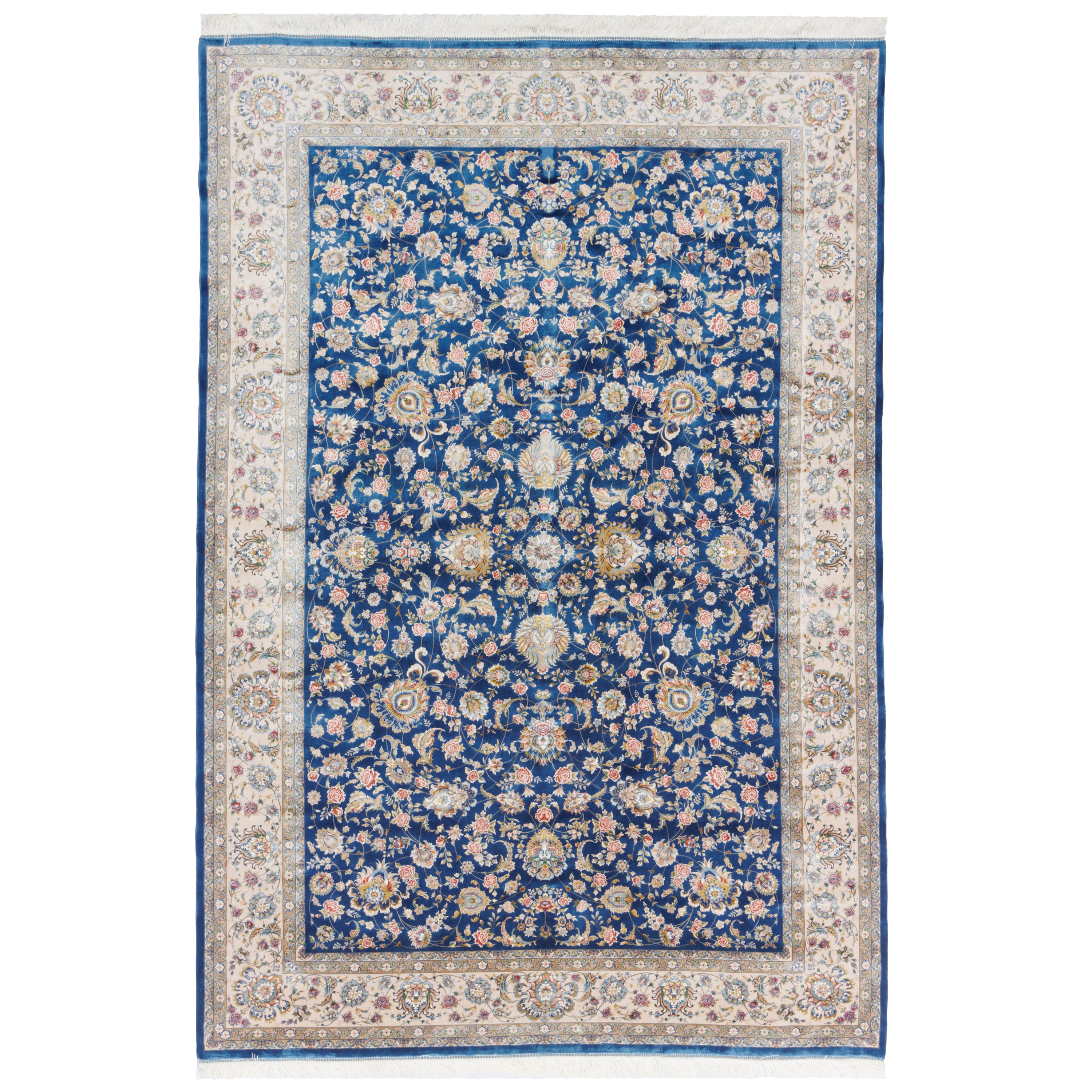 Machine-made Rug, Shah Abbasi Scattered, Acrylic & Bamboo Silk, SPU 200176