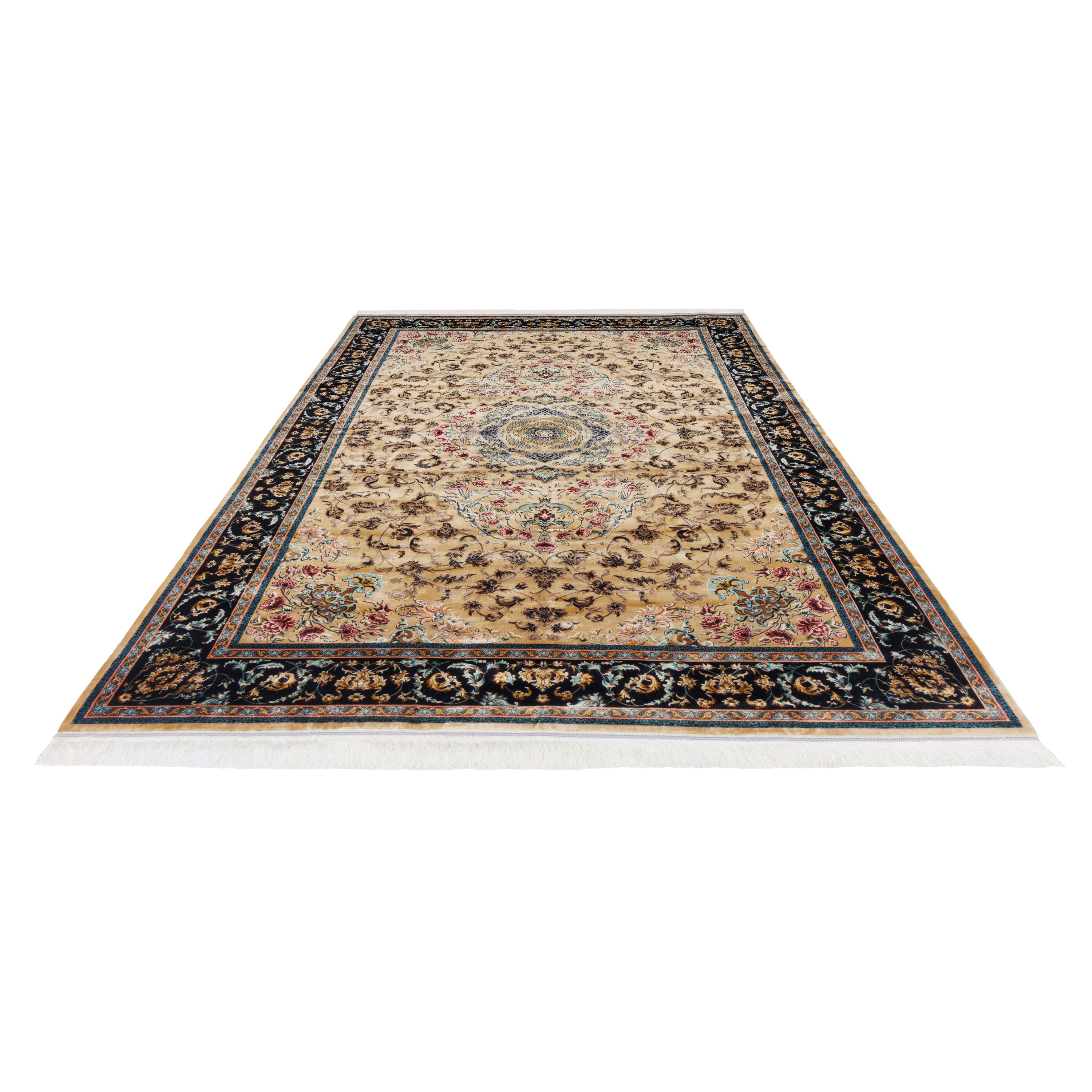 Machine-made Rug, Acrylic & Bamboo Silk, SPU 200200