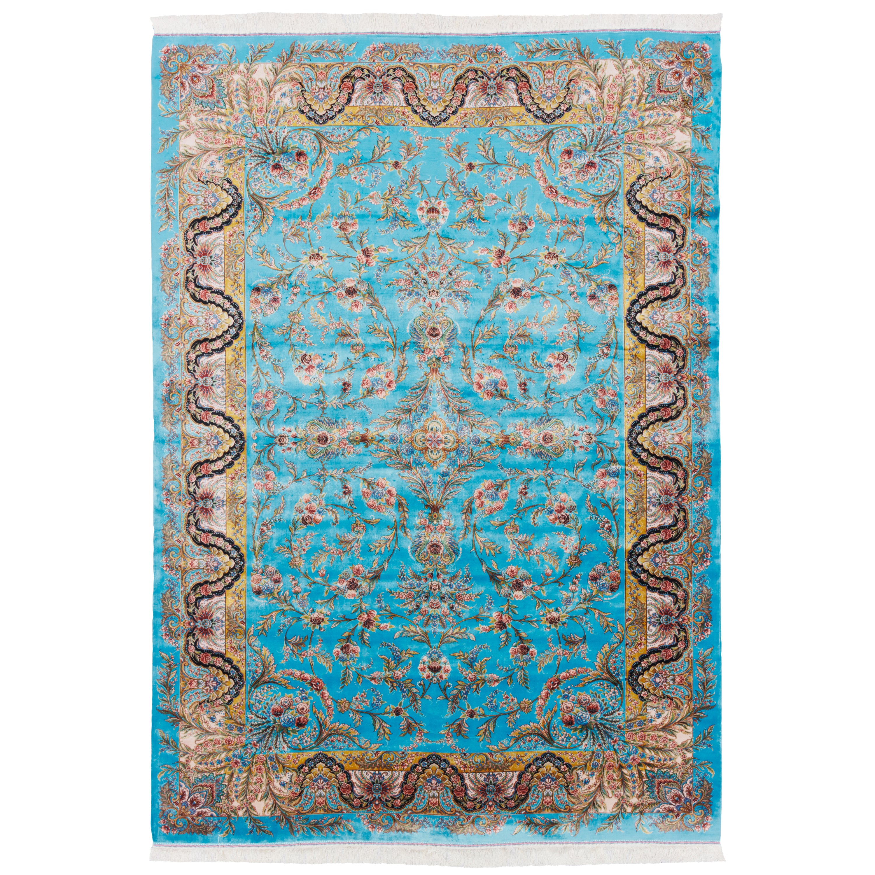 Machine-made Rug, Acrylic & Bamboo Silk, SPU 200203