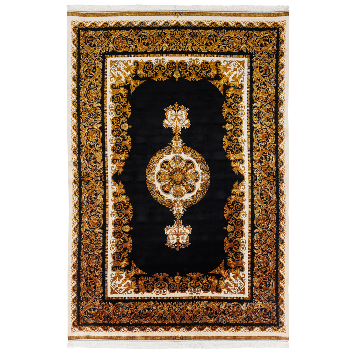 Acrylic + Bamboo Silk Machine-made Carpet, Design 00207, 1500 Reed