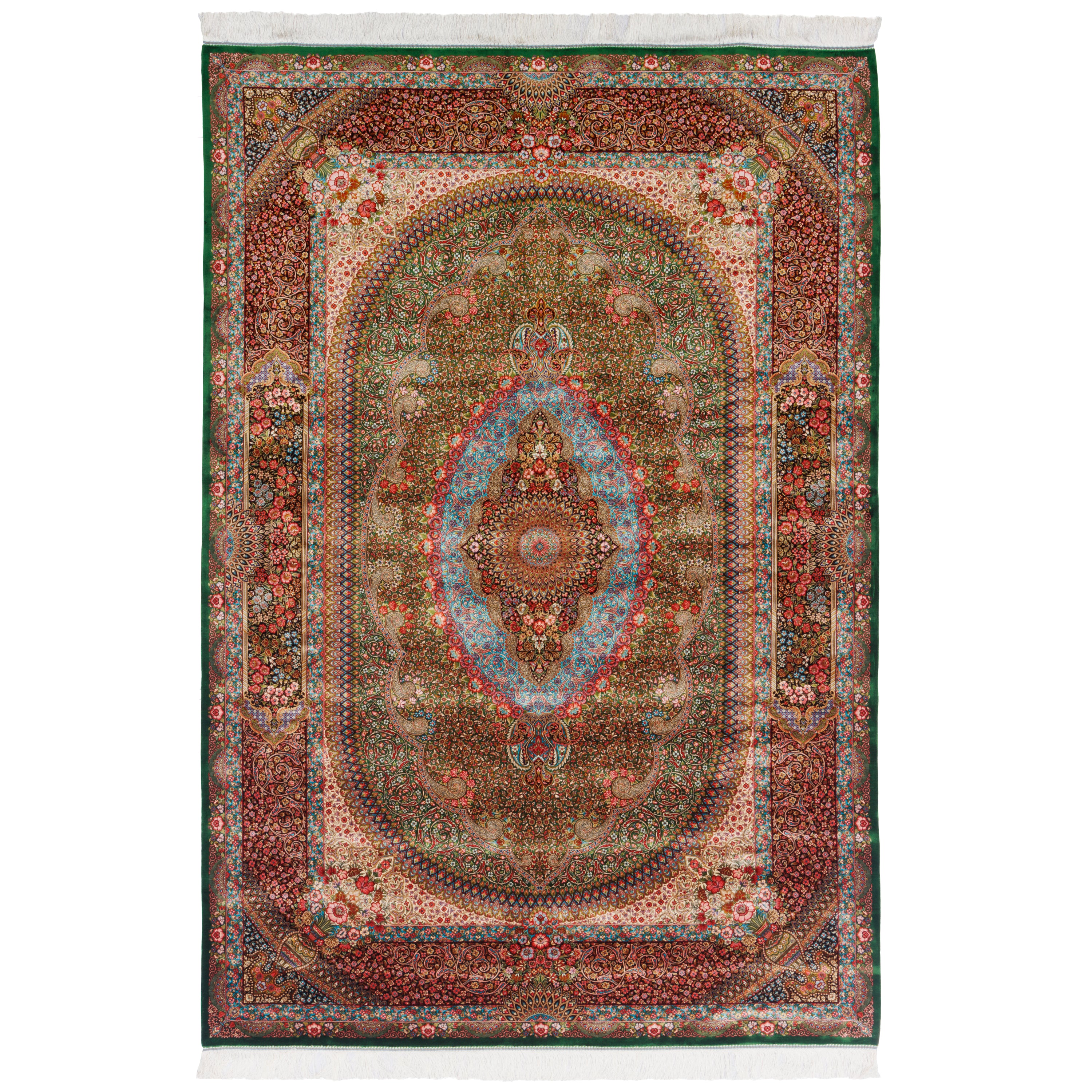 Machine-made Rug, Acrylic & Bamboo Silk, SPU 200218