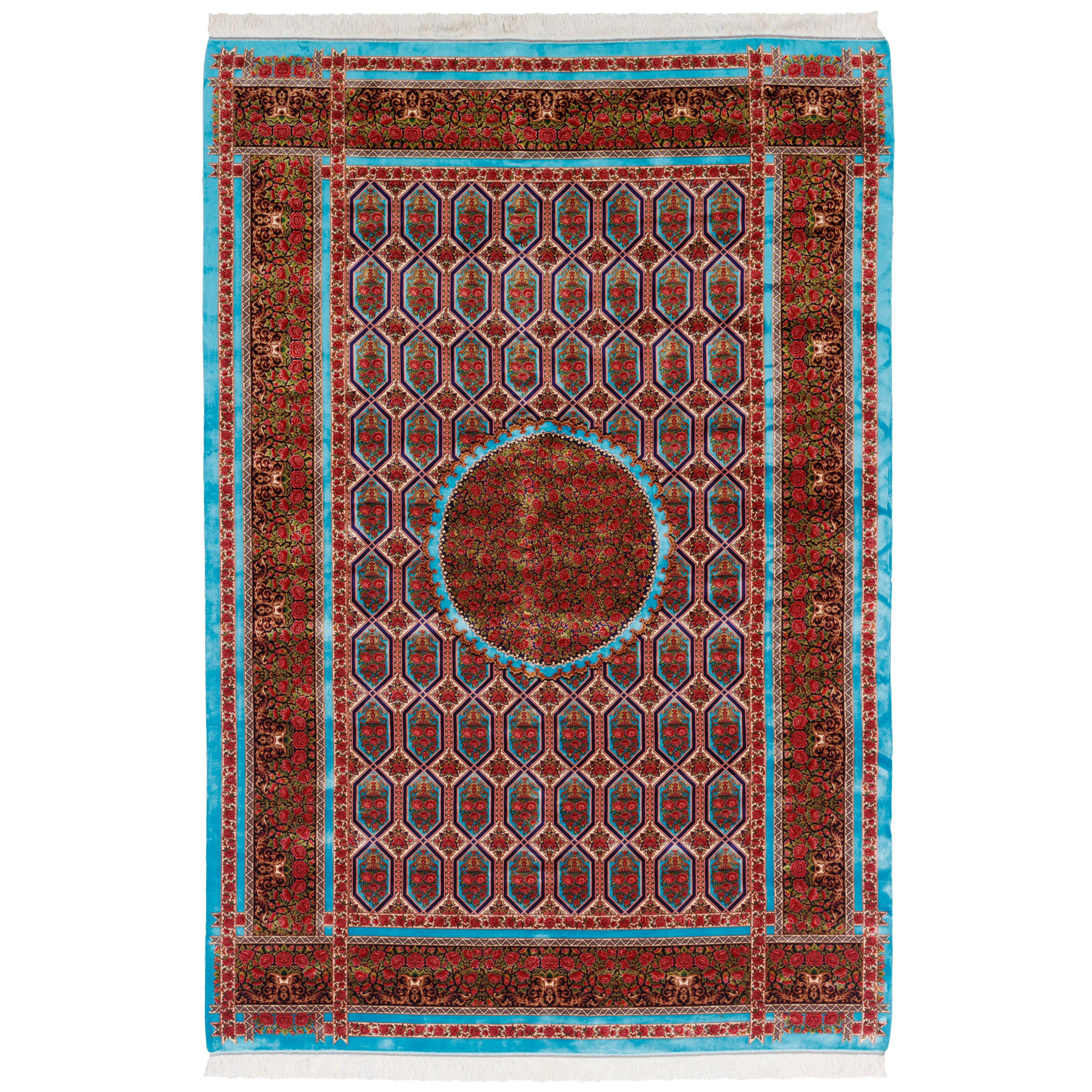 Machine-made Rug, Acrylic & Bamboo Silk, SPU 200228