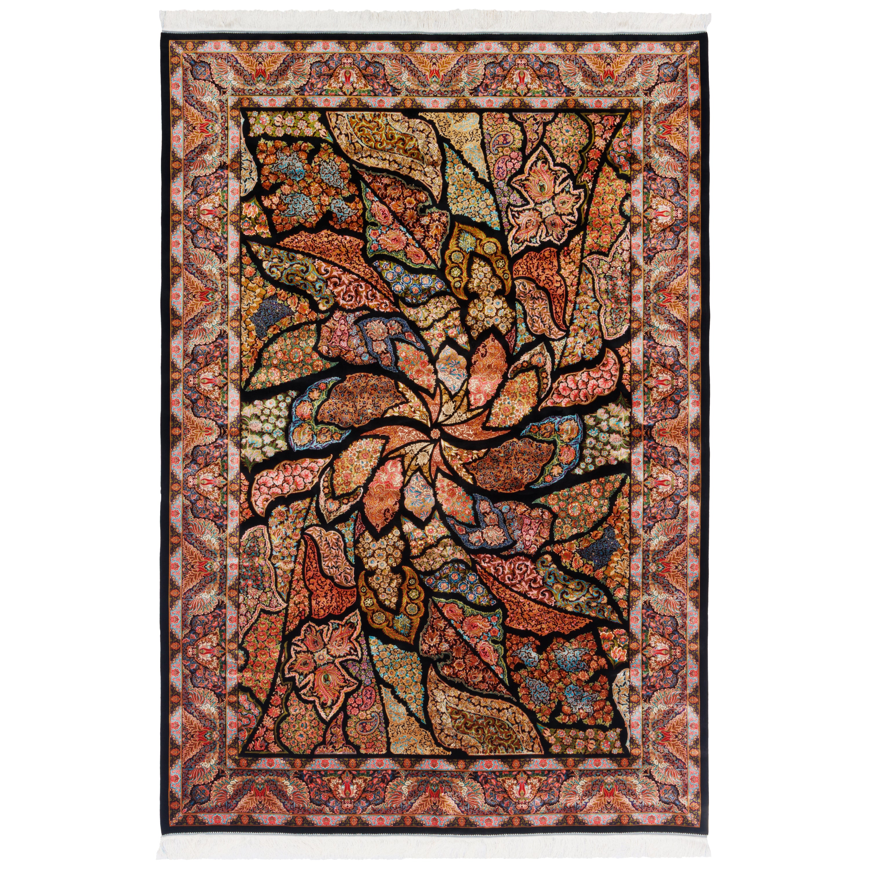Machine-made Rug, Acrylic & Bamboo Silk, SPU 200248