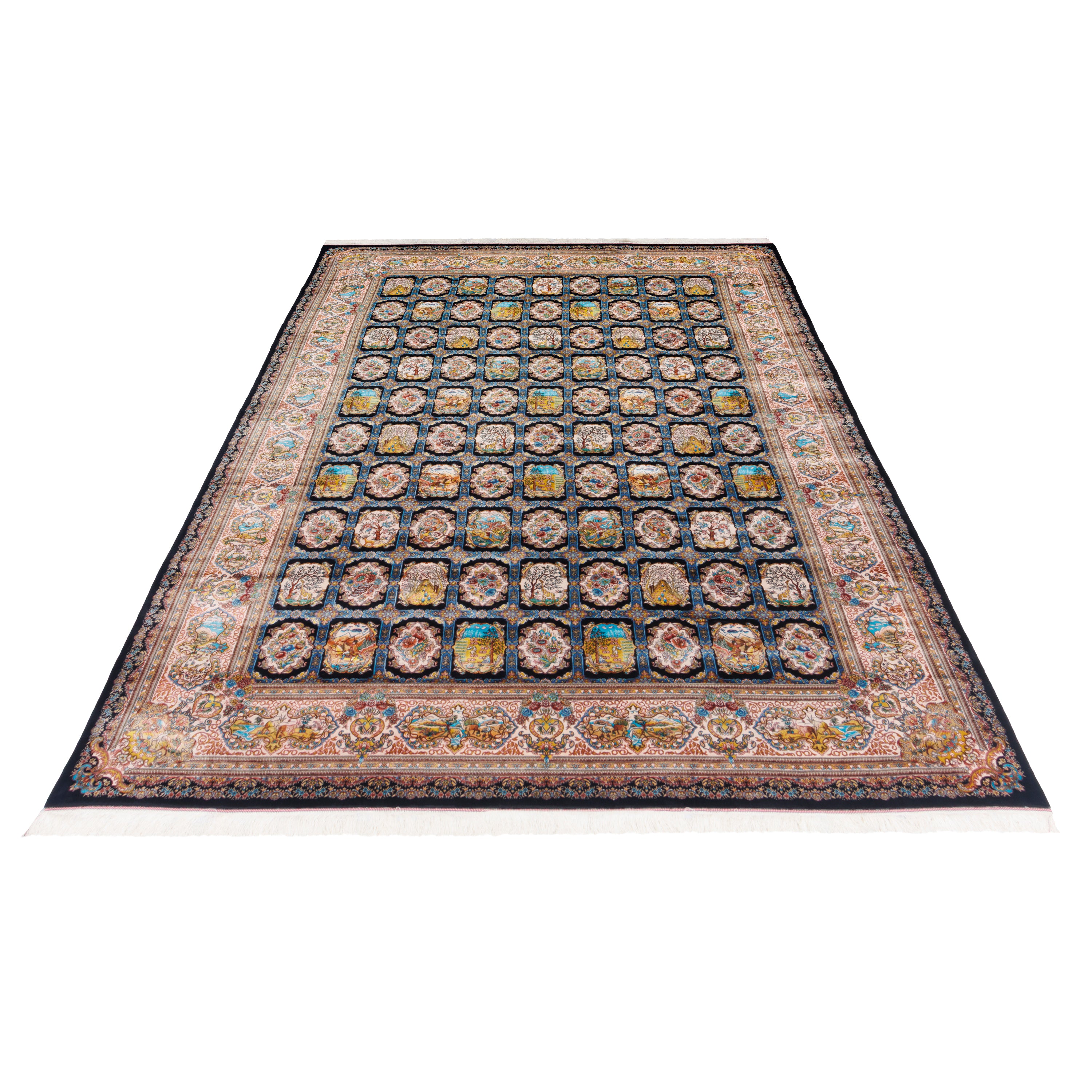 Machine-made Rug, Acrylic & Bamboo Silk, SPU 200267