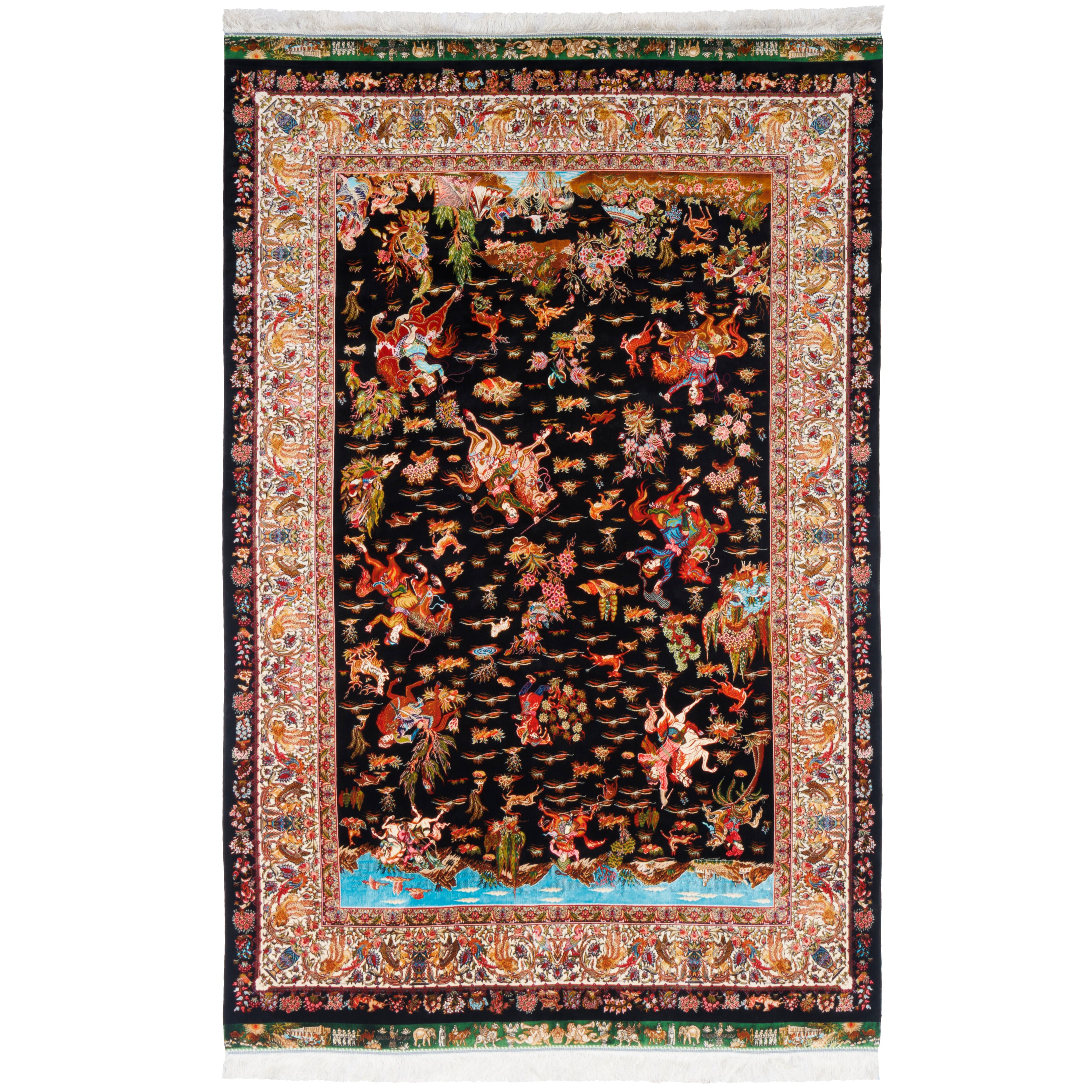 Machine-made Rug, Acrylic & Bamboo Silk, SPU 200283
