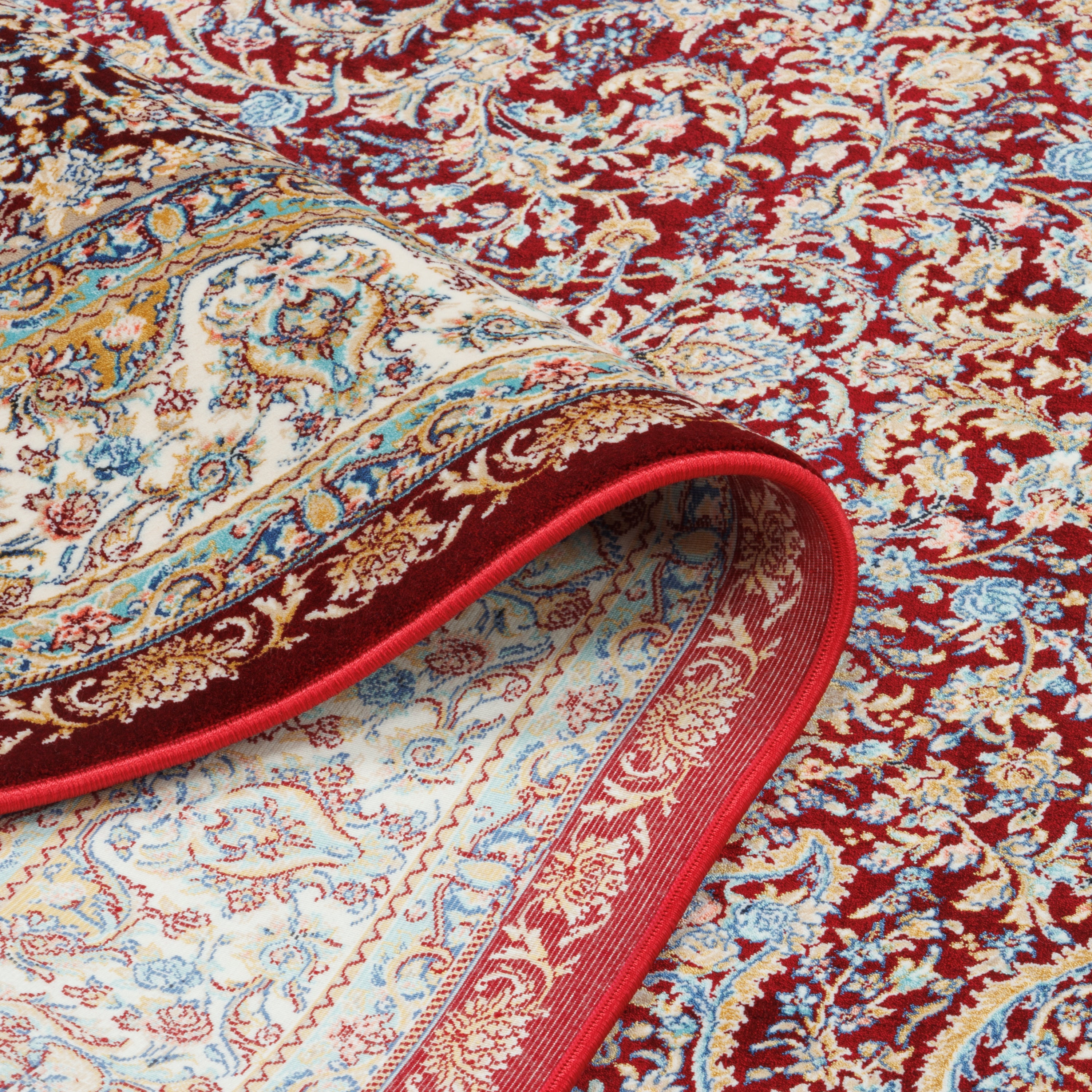 Machine-made Rug, Floral All-over, Acrylic & Bamboo Silk, SPU 200488