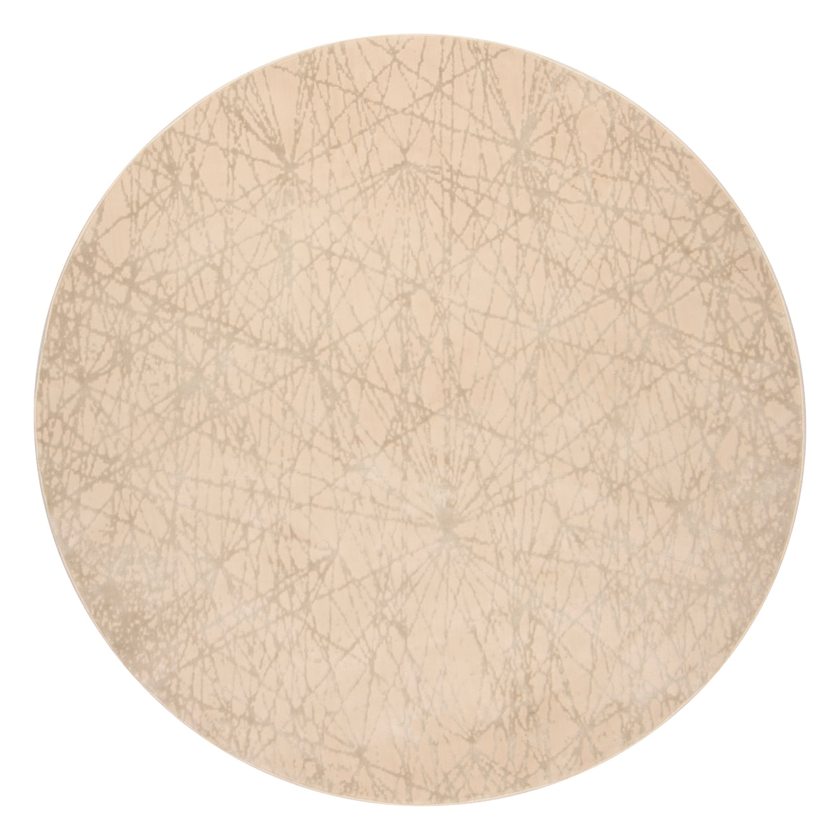 Acrylic Allover Machine-made Carpet, Design 00649, Round