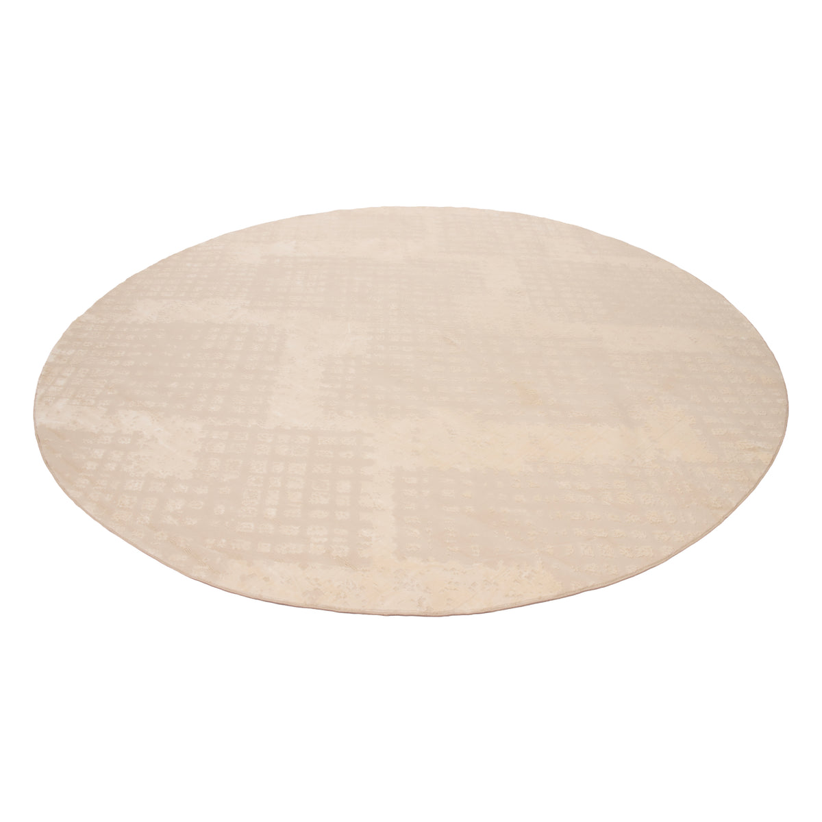 Acrylic Allover Machine-made Carpet, Design 00651, Round