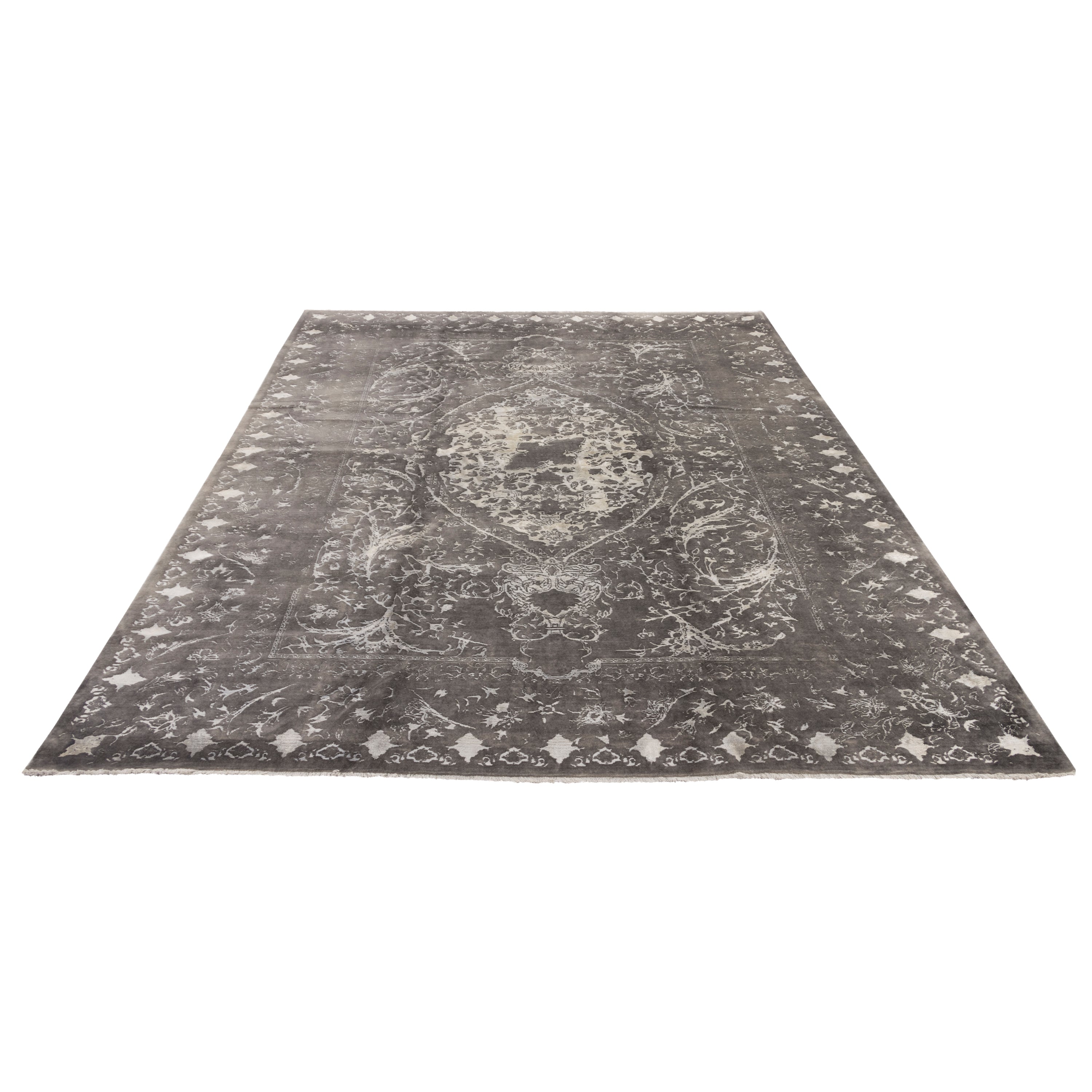 فرش ماشینی، طرح ترنج و لچک نئوکلاسیک، SPU 300058