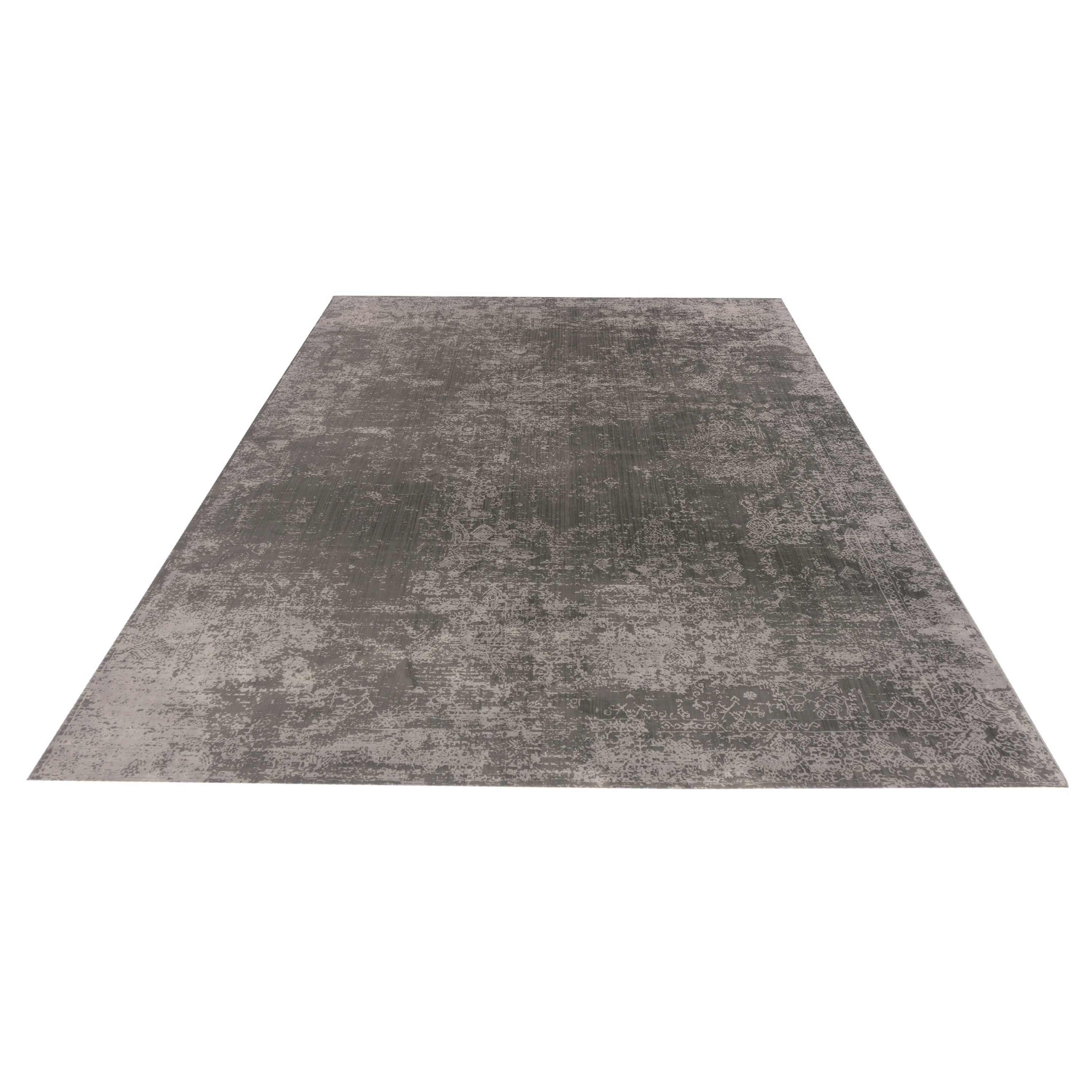 Machine-made Rug, Contemporary All-over, Polyester & Linen, SPU 400026