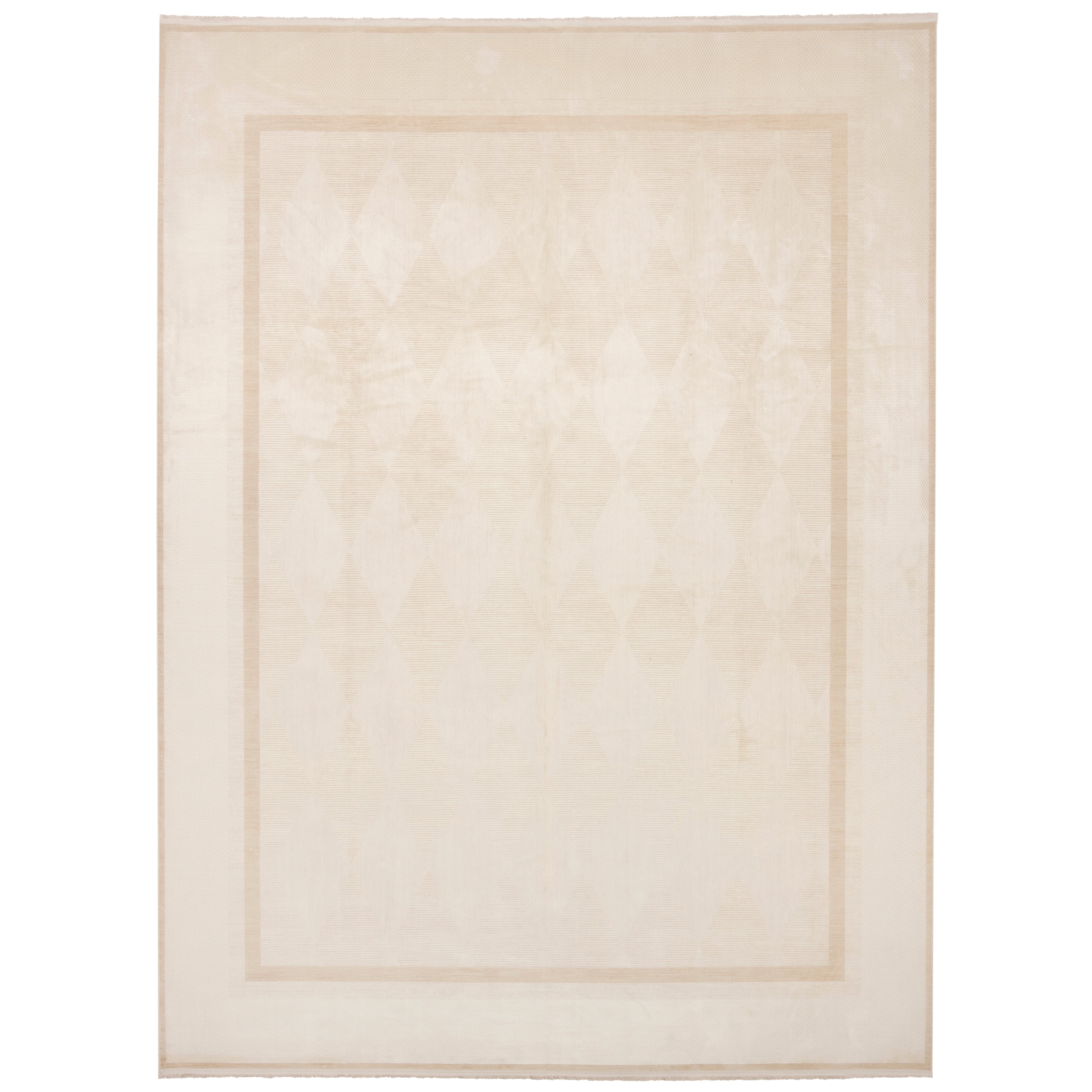 Machine-made Rug, Geometric Plain, Acrylic & Modal, SPU 700035