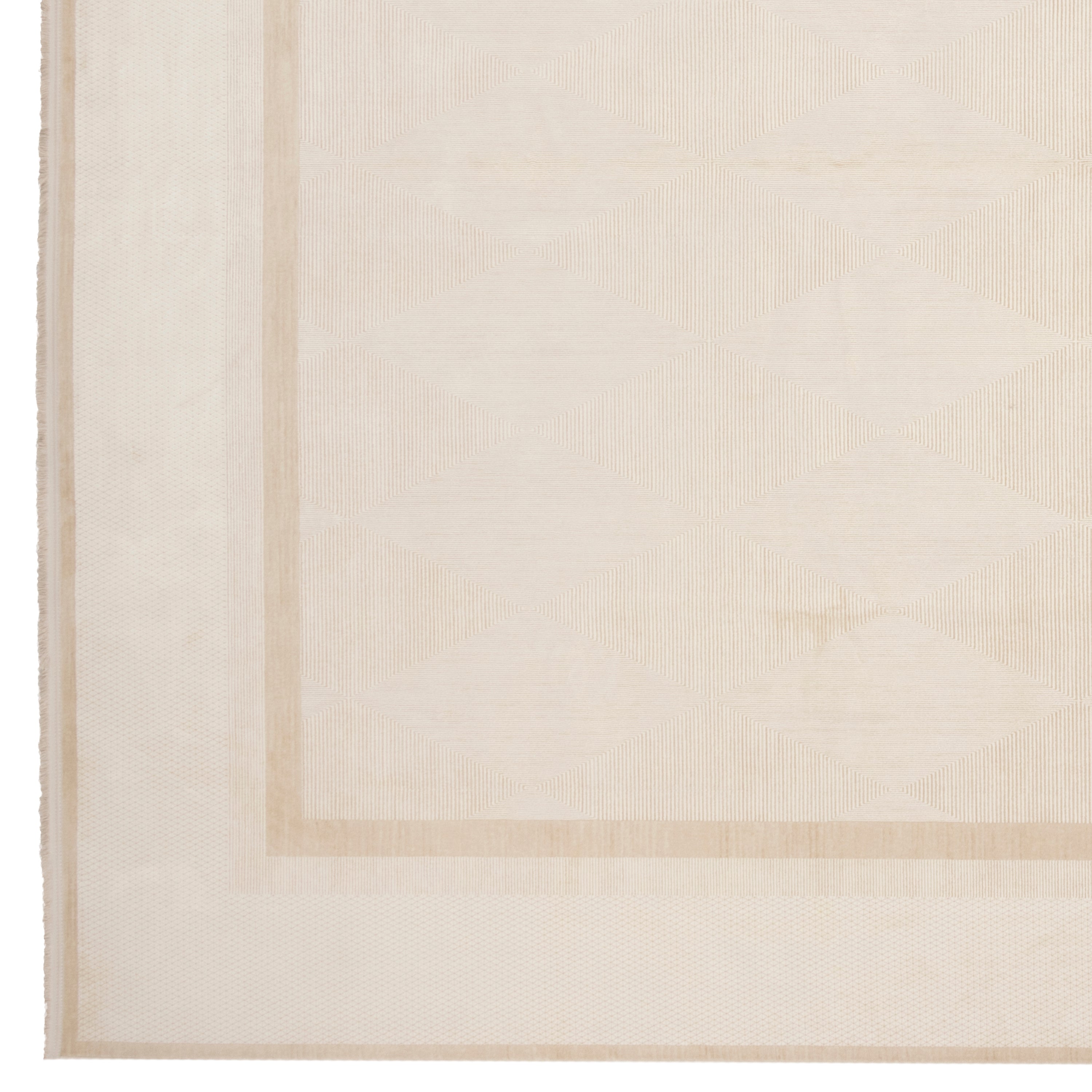 Machine-made Rug, Geometric Plain, Acrylic & Modal, SPU 700035