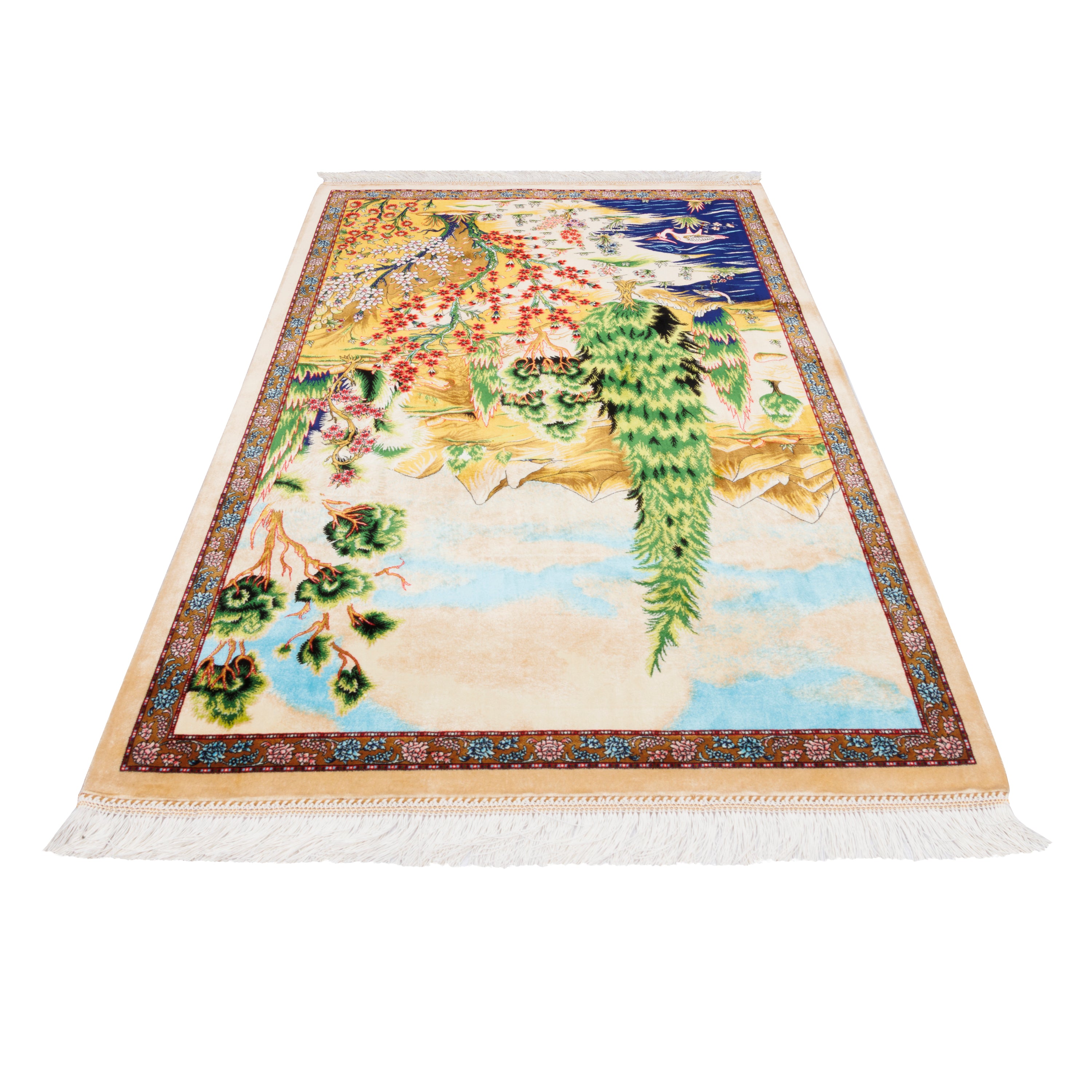 Machine-made Rug, Bamboo Silk, SPU 800280