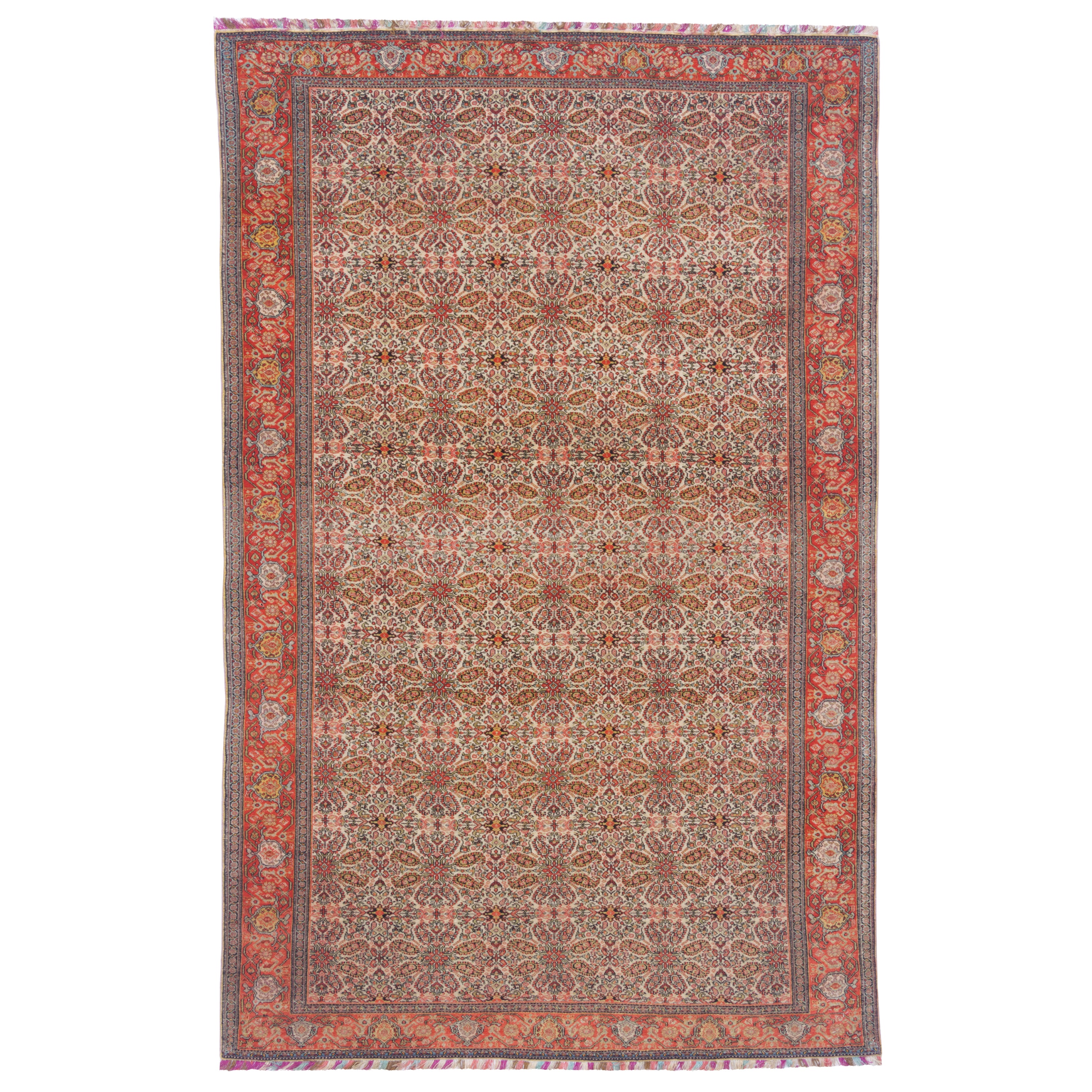 سجاد سنندج اليدوي - ساراسار | صوف / سدى حرير | 126 × 200 سم | رقم المنتج 10200002