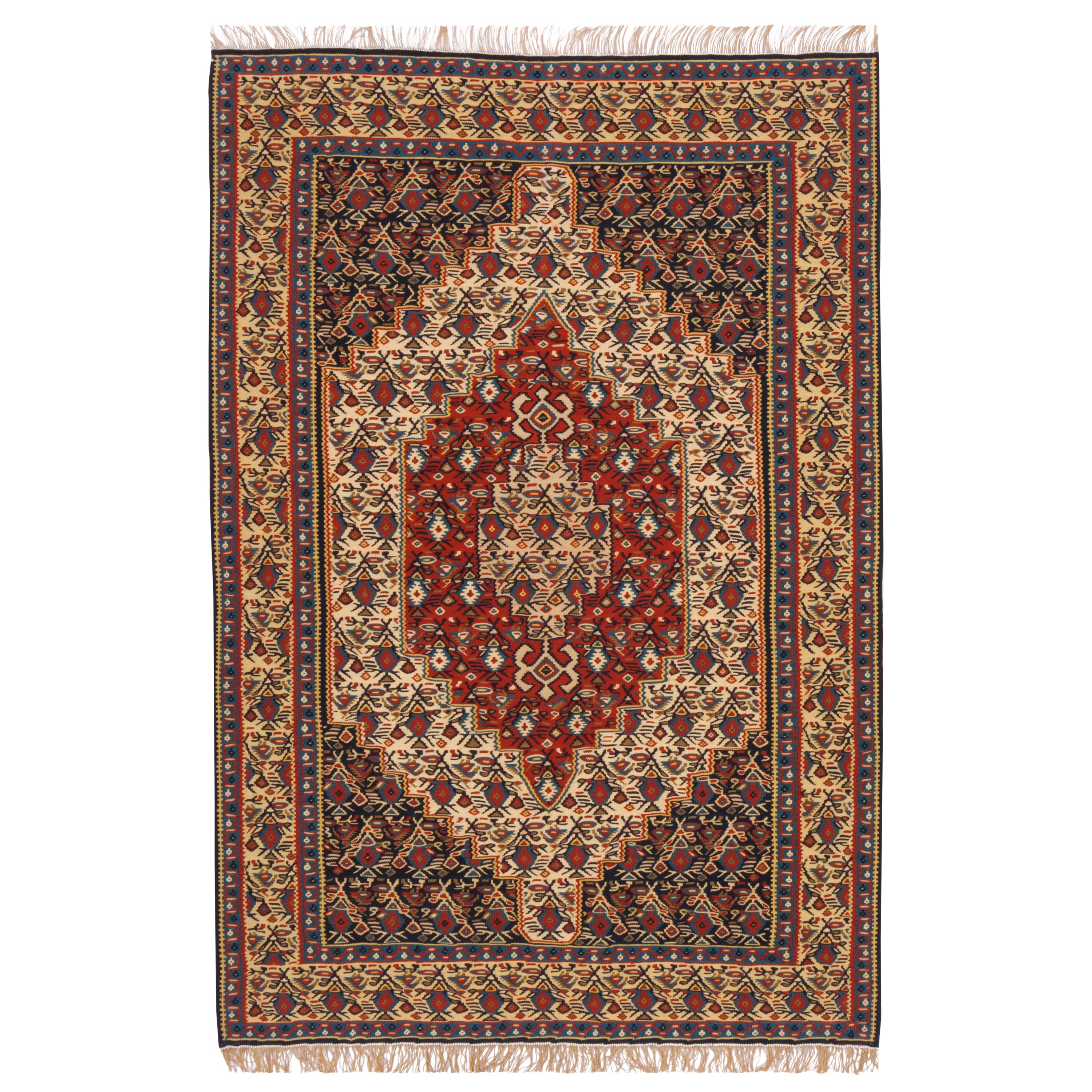 Sirjan Handmade Kilim — Sarasar | Full Wool | 105 × 170 cm | SKU 40101210