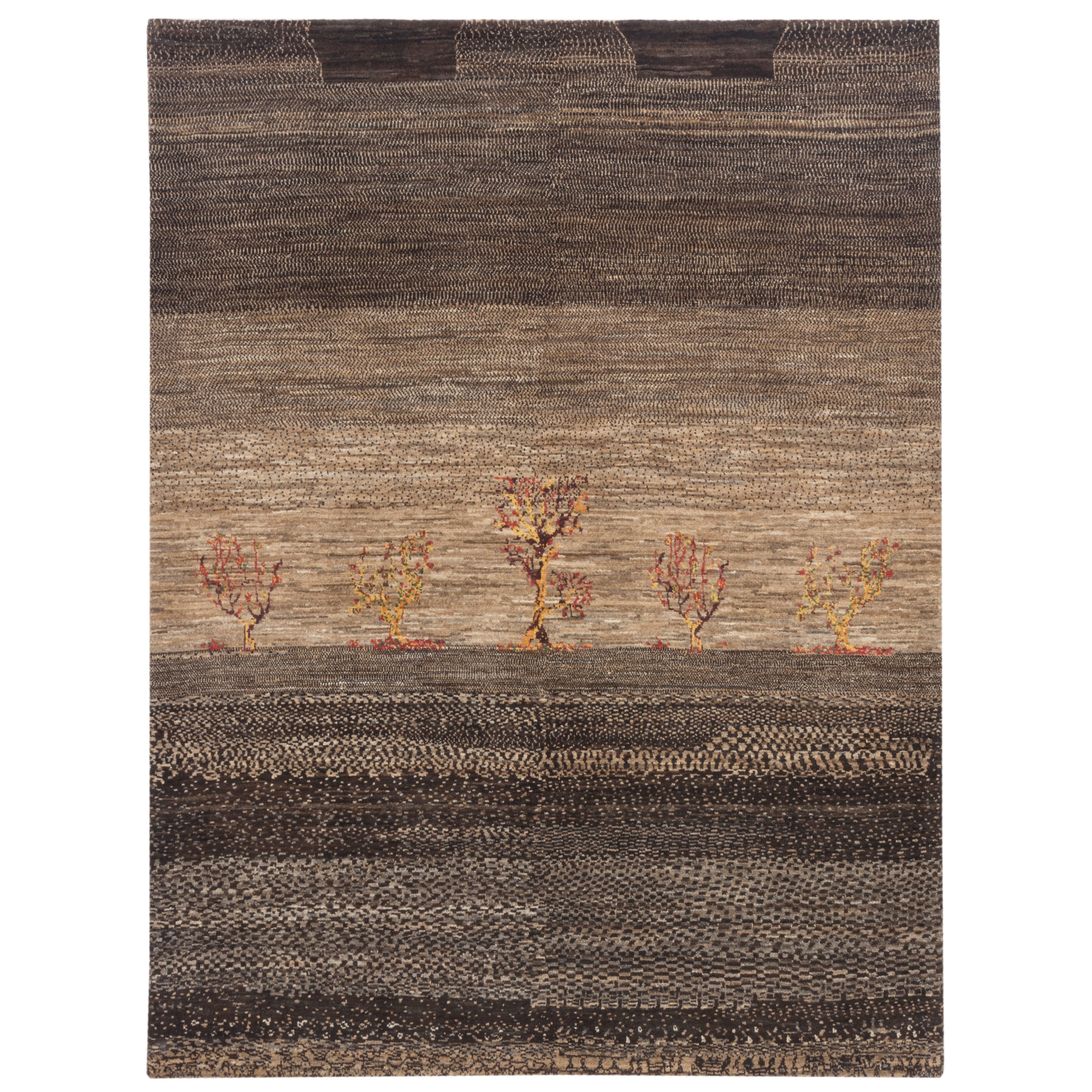 Shiraz Handmade Gabbeh — Sarasar | Full Wool | 154 × 205 cm | SKU 50301162