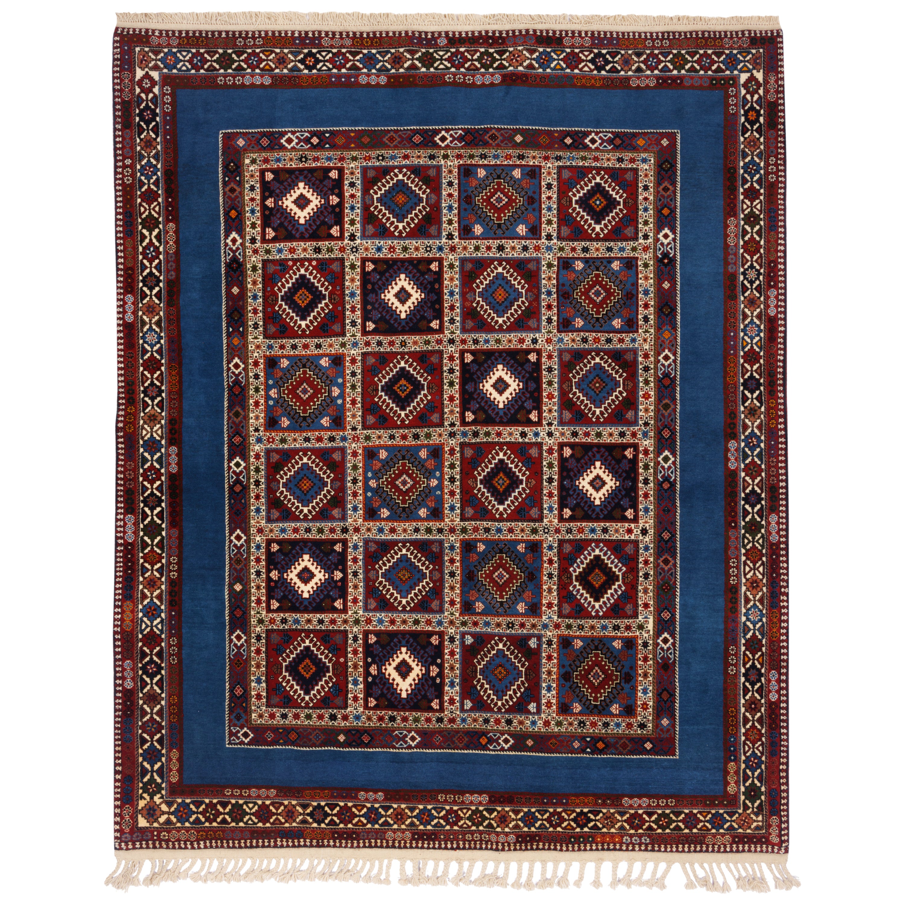 سجاد بختياري يدوي — كشتي | صوف كامل | 200 × 244 سم | رمز المنتج 10400951