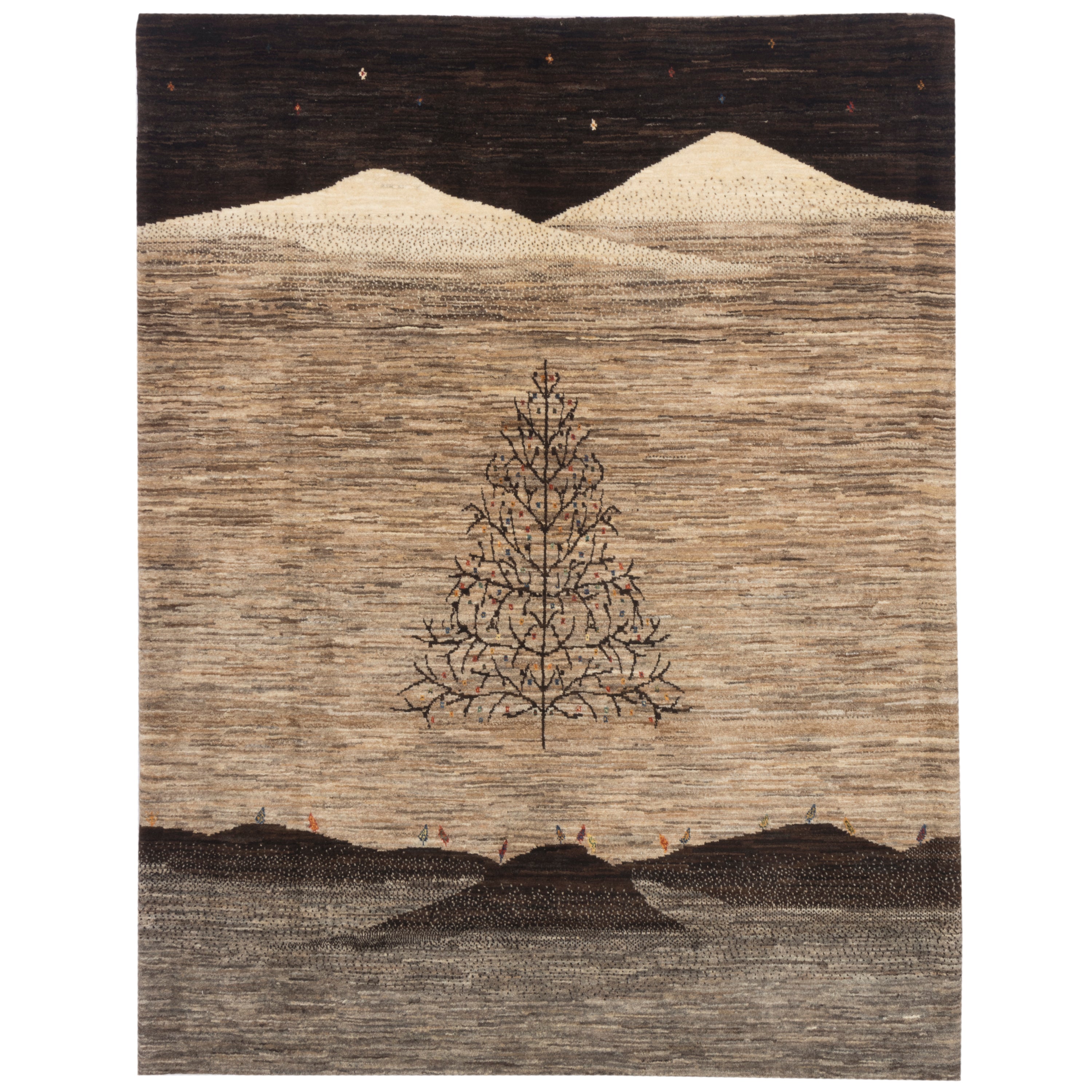 Shiraz Handmade Gabbeh — Sarasar | Full Wool | 164 × 200 cm | SKU 50301167