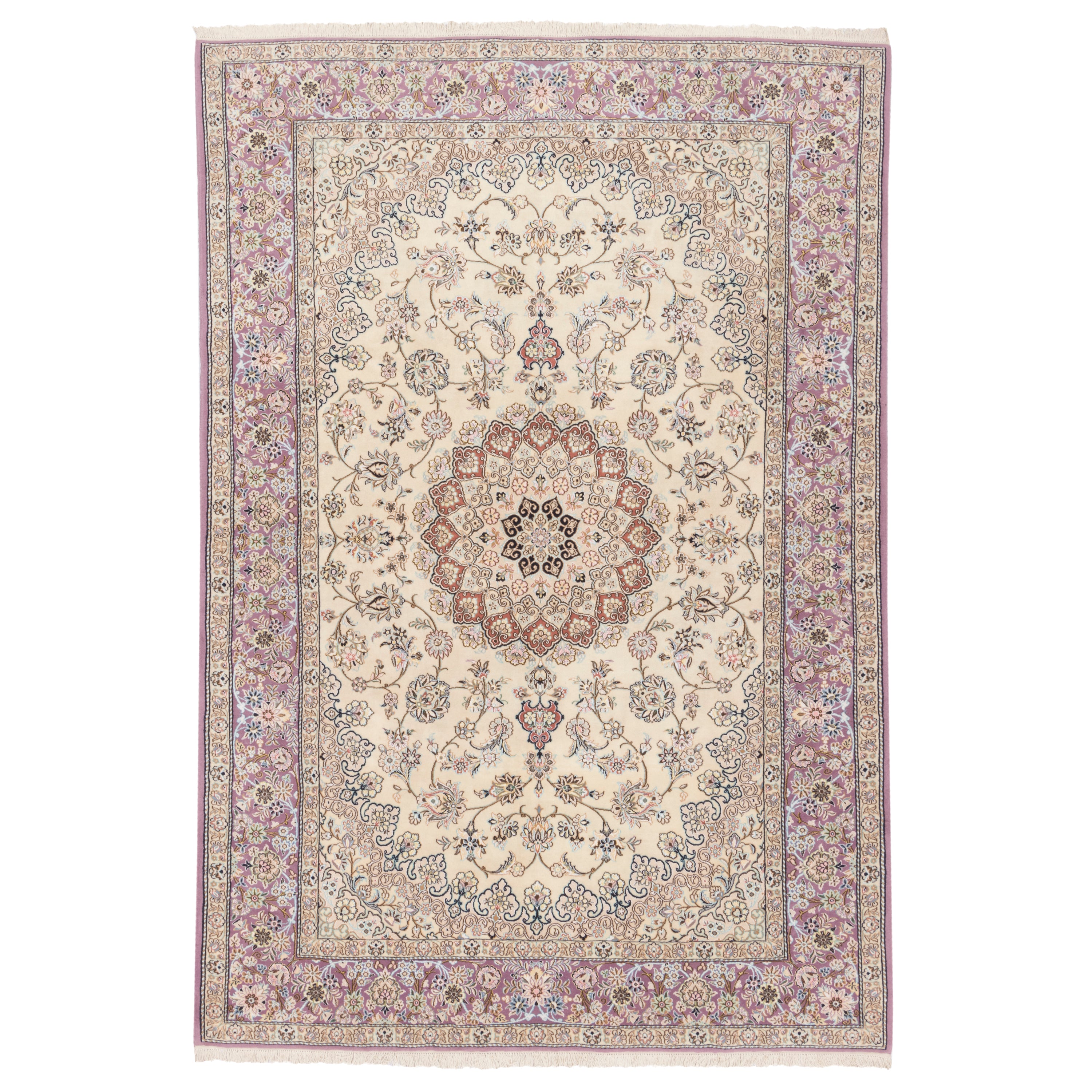 Nain Handmade Carpet — Lachak Toranj | Silk Pile / Wool Warp | 197 × 283 cm | SKU 10501016