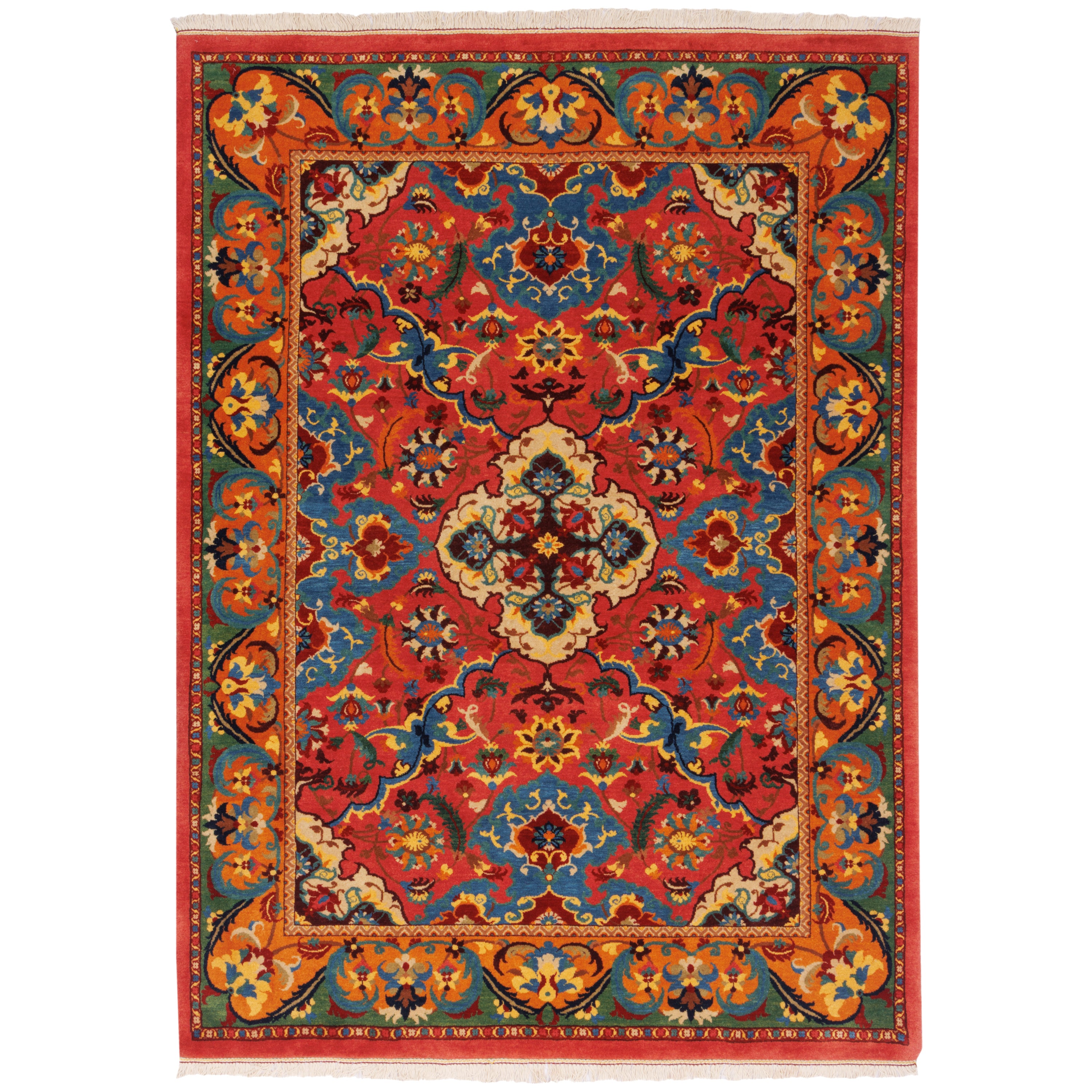 سجادة ورامين يدوية — لشك ترنج | صوف / قطن سداة | 167 × 230 سم | رقم SKU 10300956