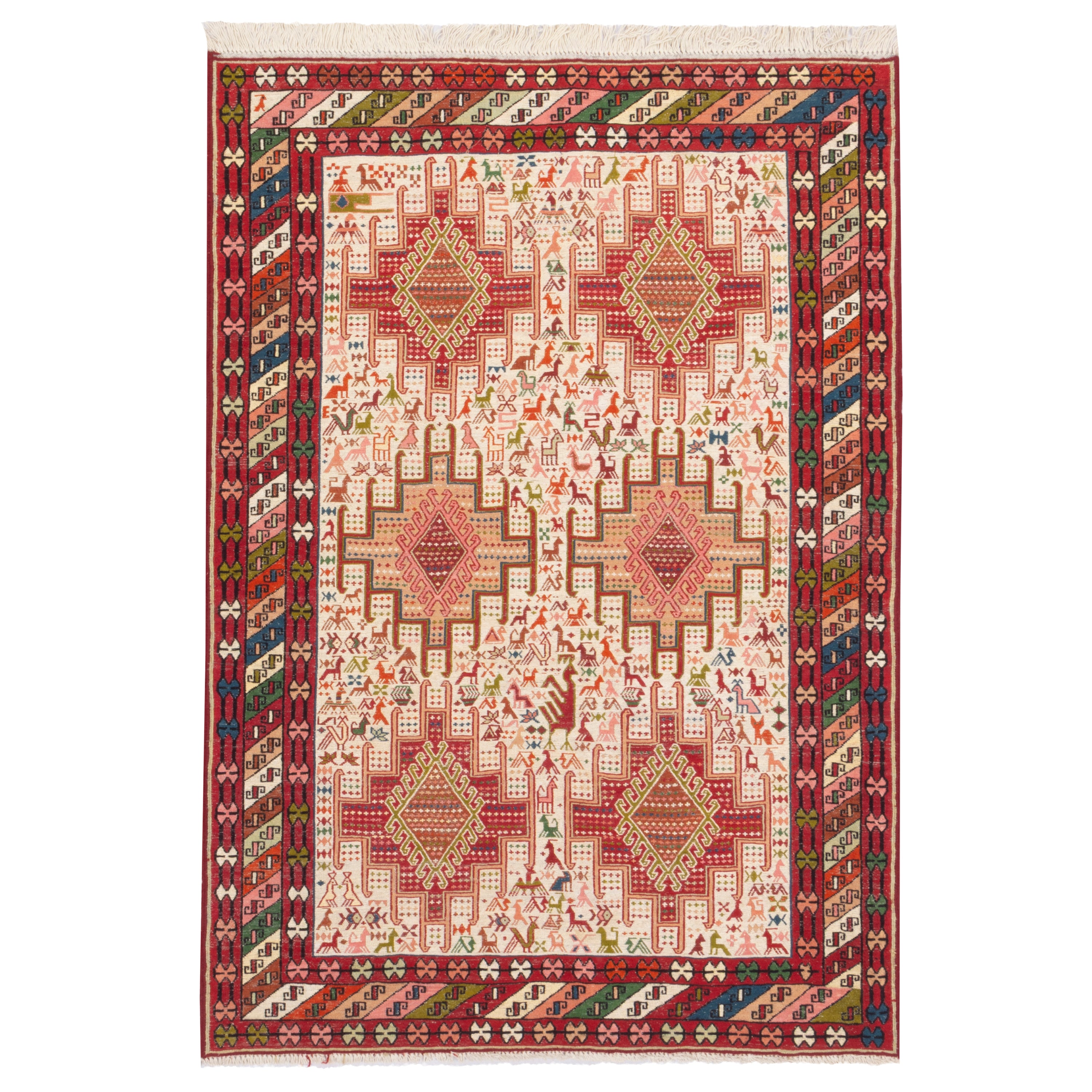 Sirjan Handmade Kilim — Sarasar | Full Wool | 103 × 149 cm | SKU 40101237