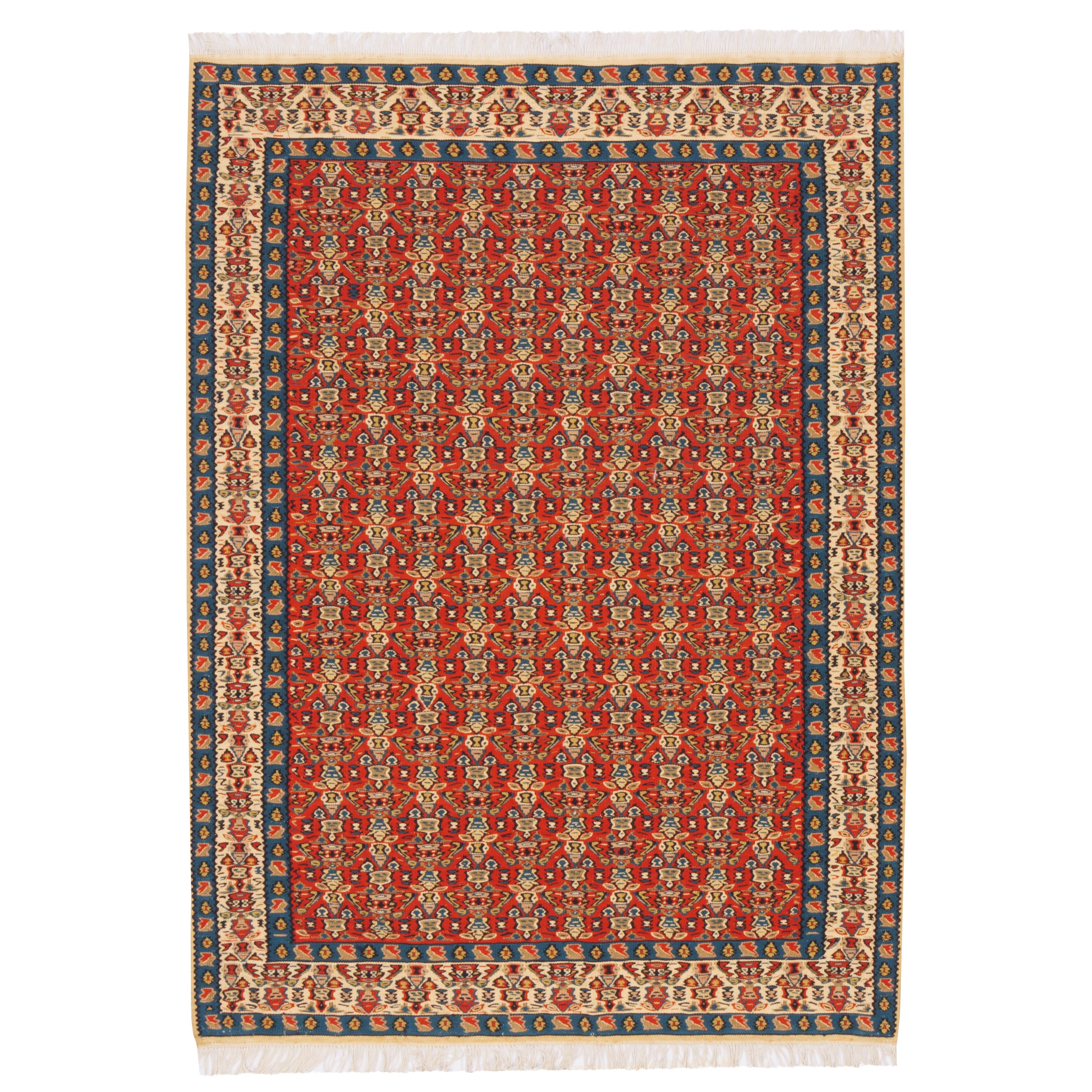 Sirjan Handmade Kilim — Sarasar | Full Wool | 115 × 160 cm | SKU 40101206