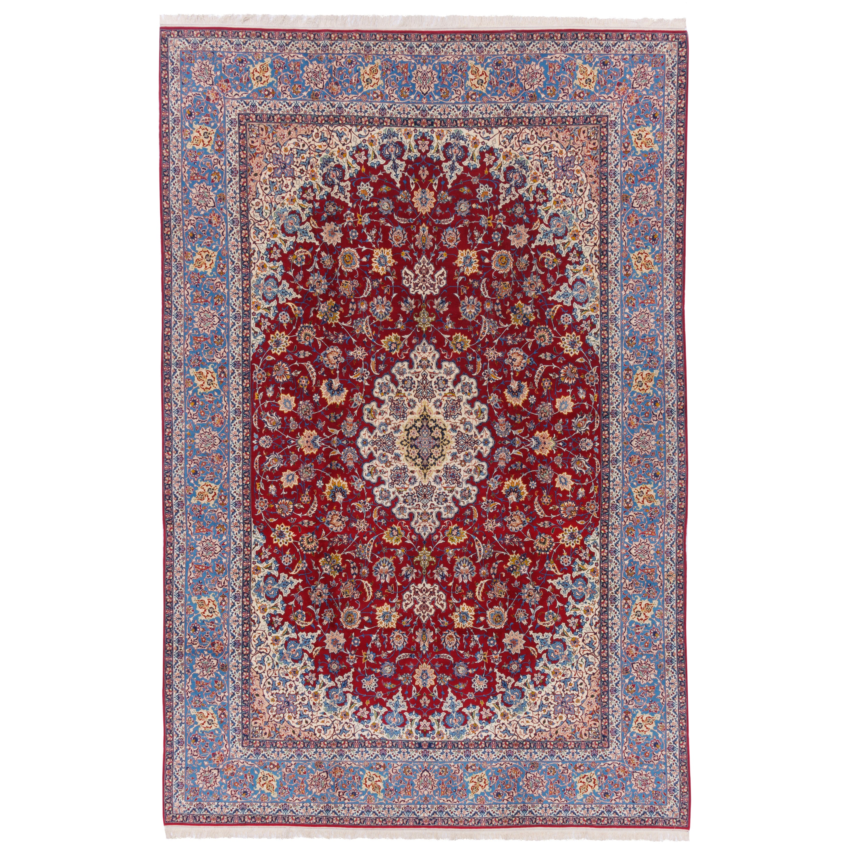 سجادة نايين اليدوية — لَجَك تُرُنج | صوف / سداة قطن | 133 × 207 سم | SKU 10200116