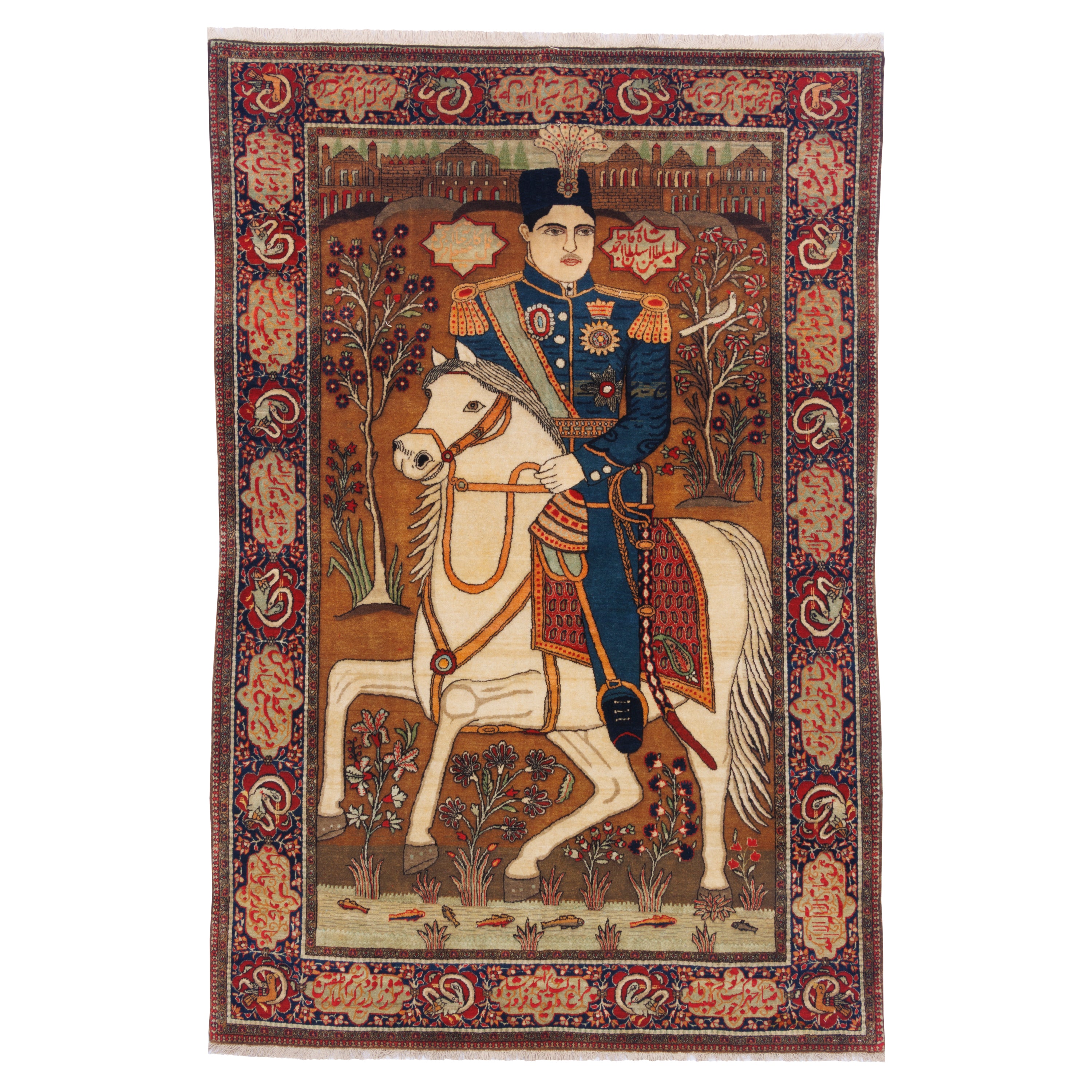 سجادة كاشان يدوية - ساراسار | صوف / سداة قطنية | 133 × 203 سم | SKU 10200035