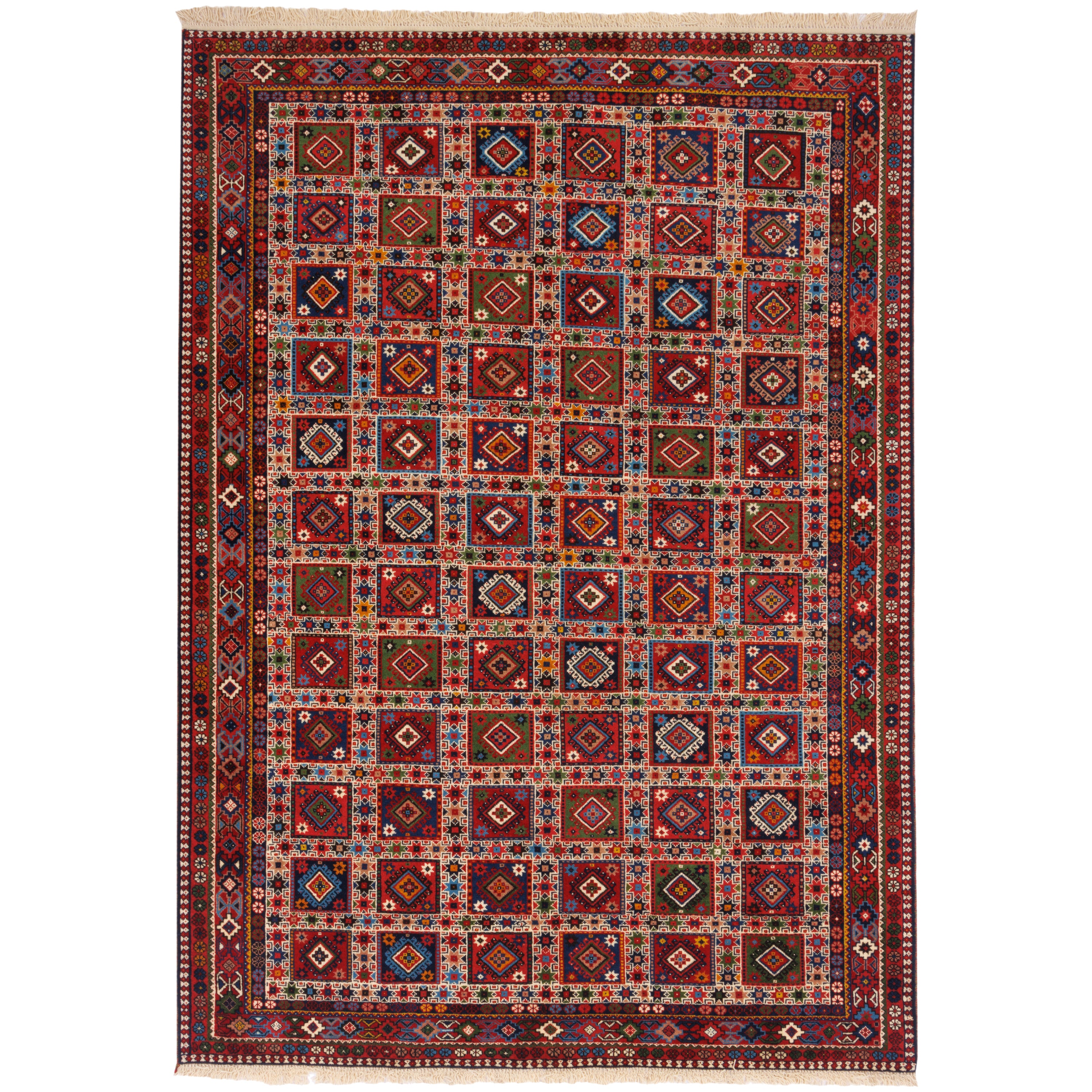 Bakhtiari Handmade Carpet — Kheshti | Full Wool | 171 × 241 cm | SKU 10400948