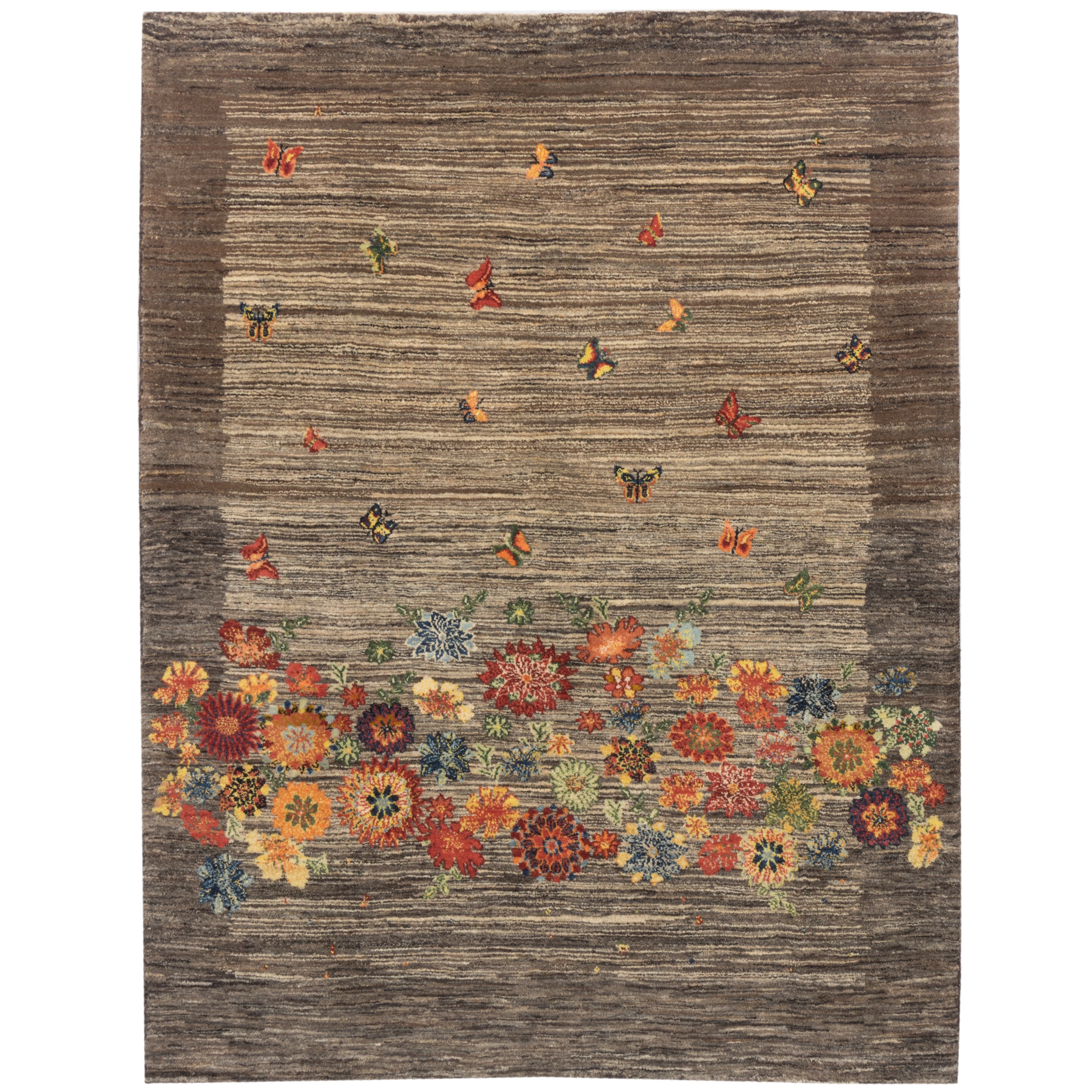 Shiraz Handmade Gabbeh — Sarasar | Full Wool | 153 × 199 cm | SKU 50301164