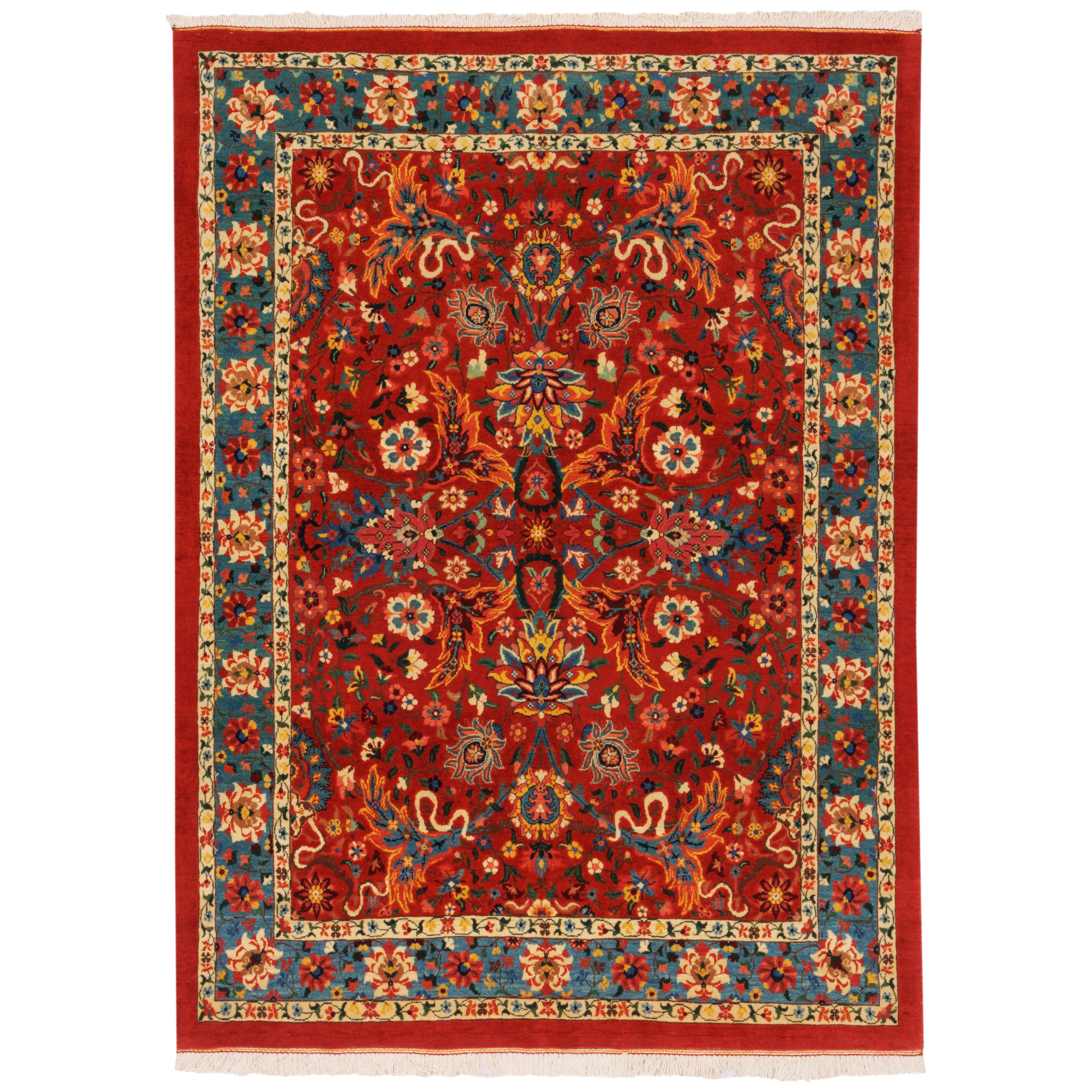 سجادة ورامين يدوية - أفشان | صوف / سداة قطنية | 146 × 200 سم | رمز المنتج 10200952