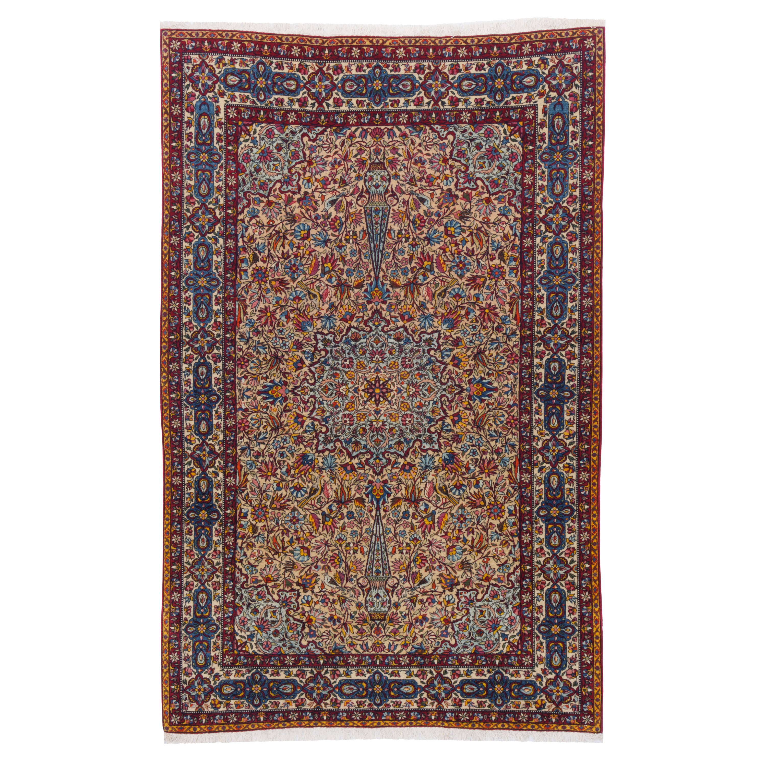 سجادة يزد اليدوية — لَجَك تُرَنج | صوف / قطن (سدى) | 130 × 200 سم | رمز المنتج 10200064