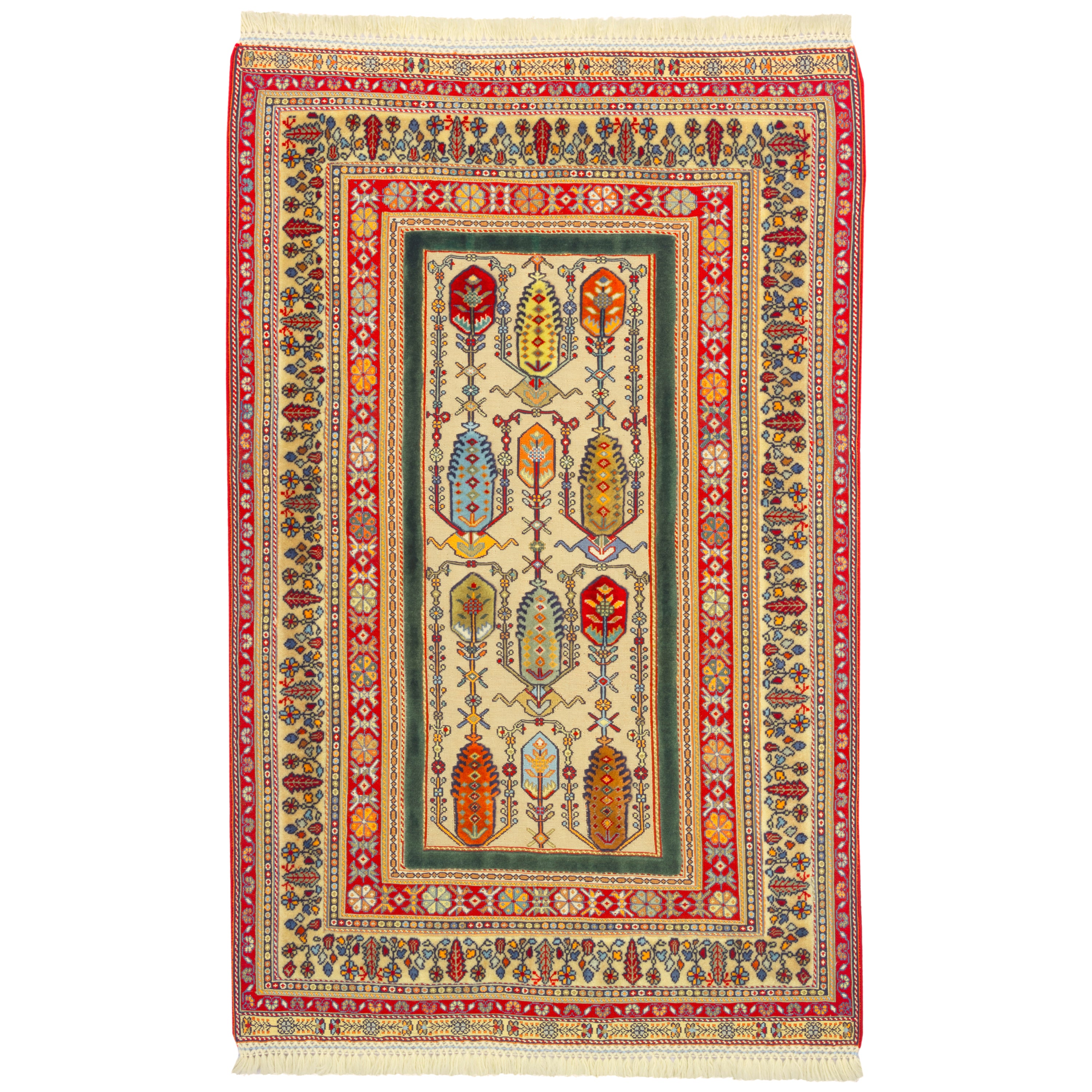 سجادة كيلين سيرجان اليدوية — ساراسار | صوف كامل | 90 × 140 سم | رمز المنتج 40100280