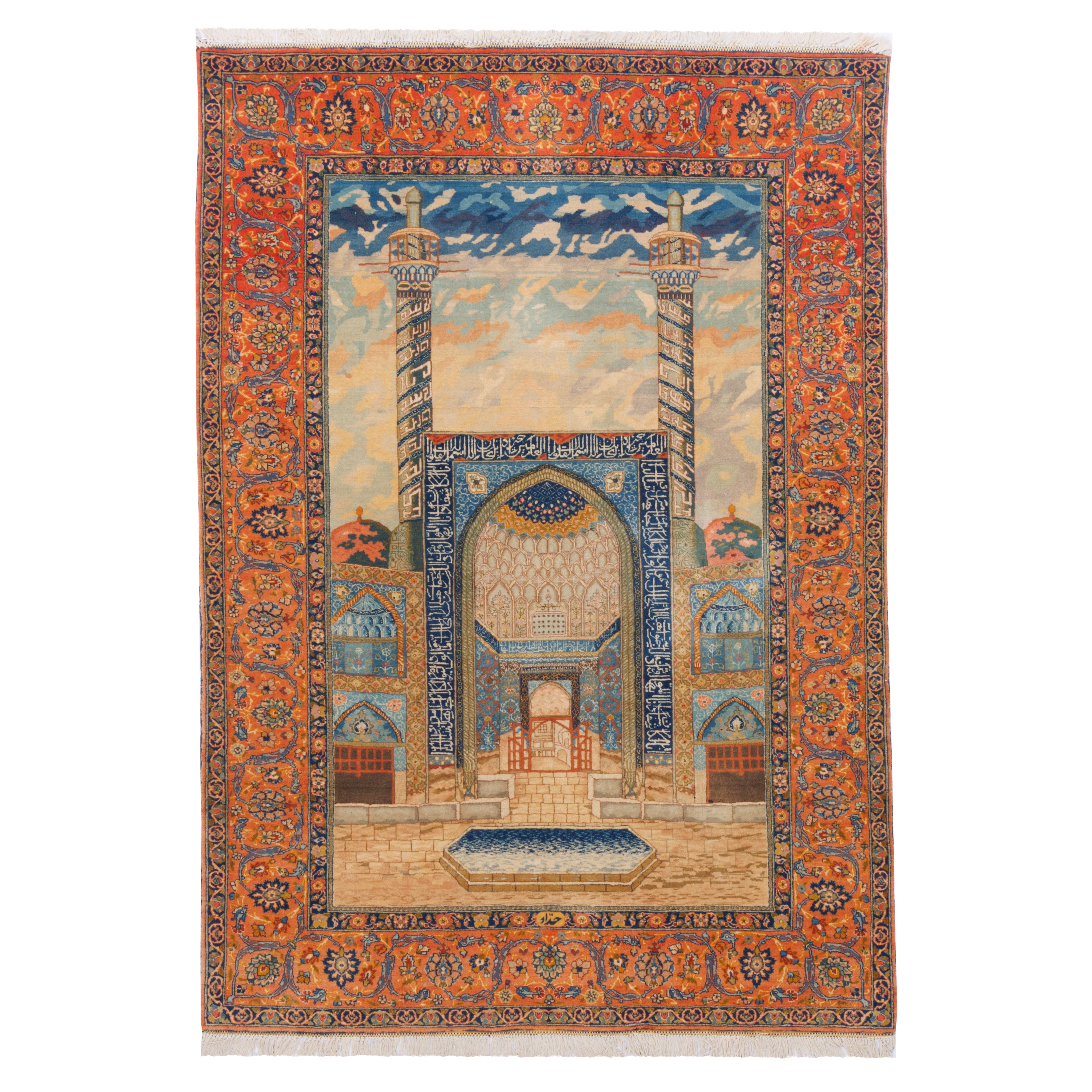 سجادة تبريز يدوية — ساراسار | صوف / سداة قطنية | 138 × 197 سم | رمز المنتج 10200069