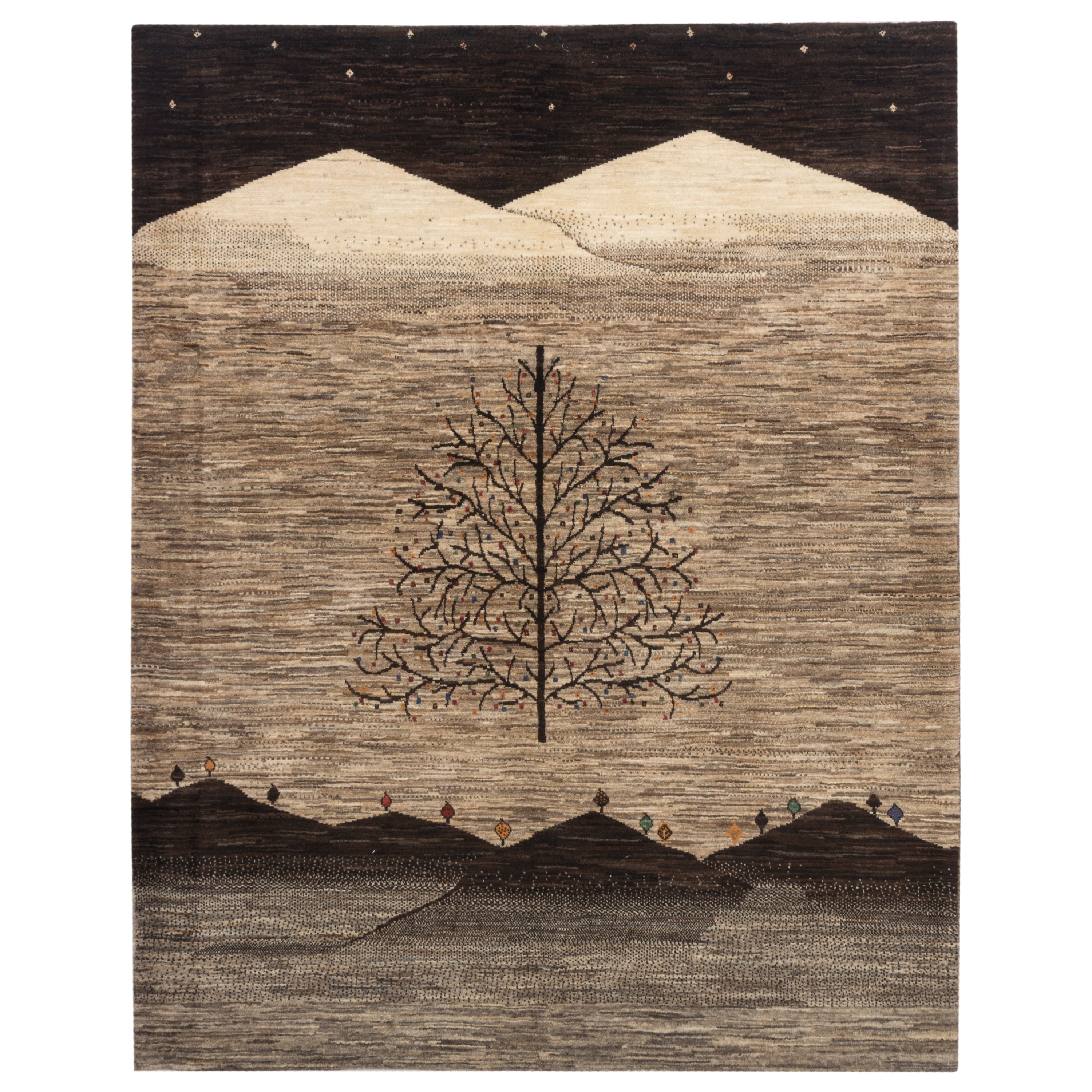 Shiraz Handmade Gabbeh — Sarasar | Full Wool | 166 × 213 cm | SKU 50301175