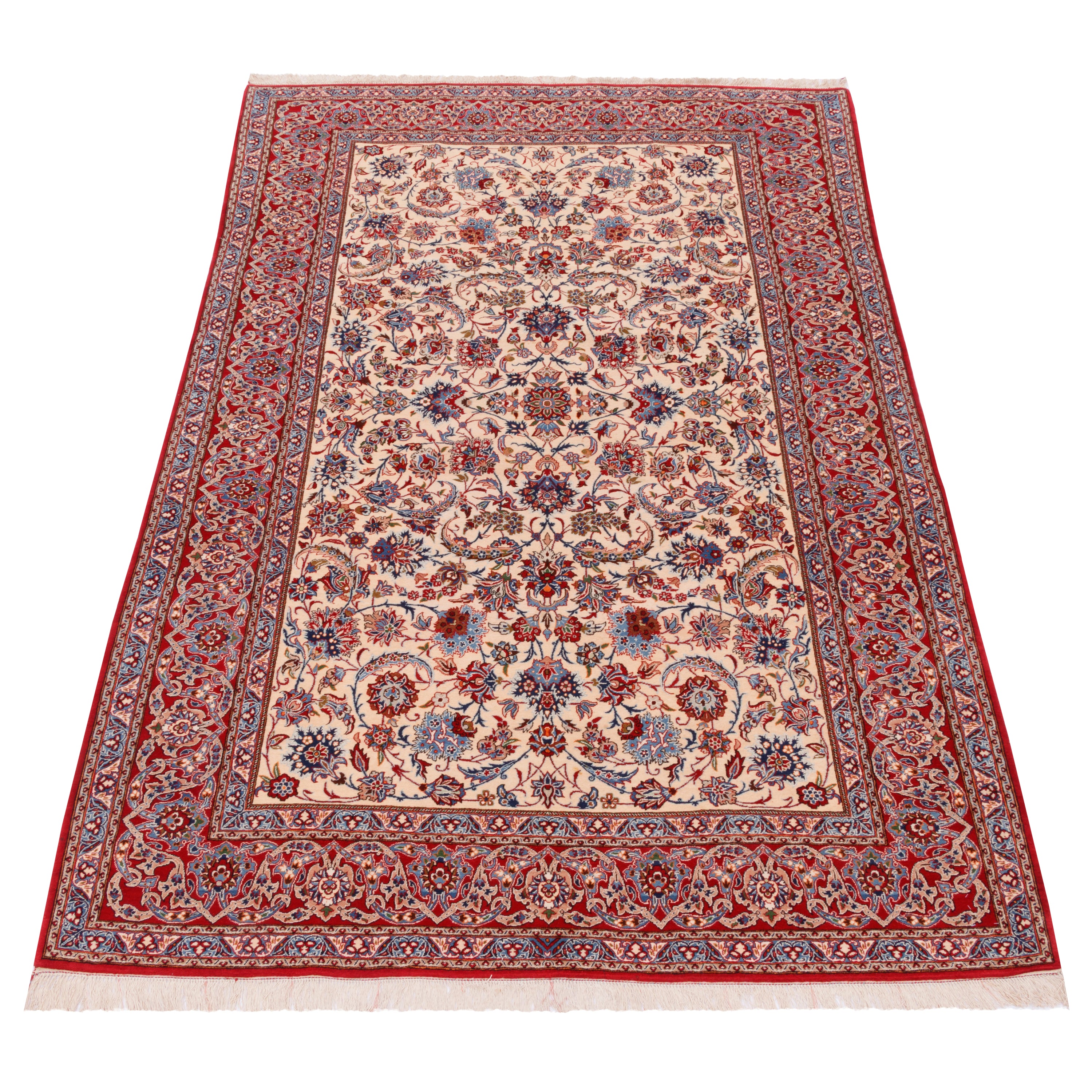 سجاد نائين يدوي — أفشان | صوف / قطن | 146 × 223 سم | رمز المنتج 10300063