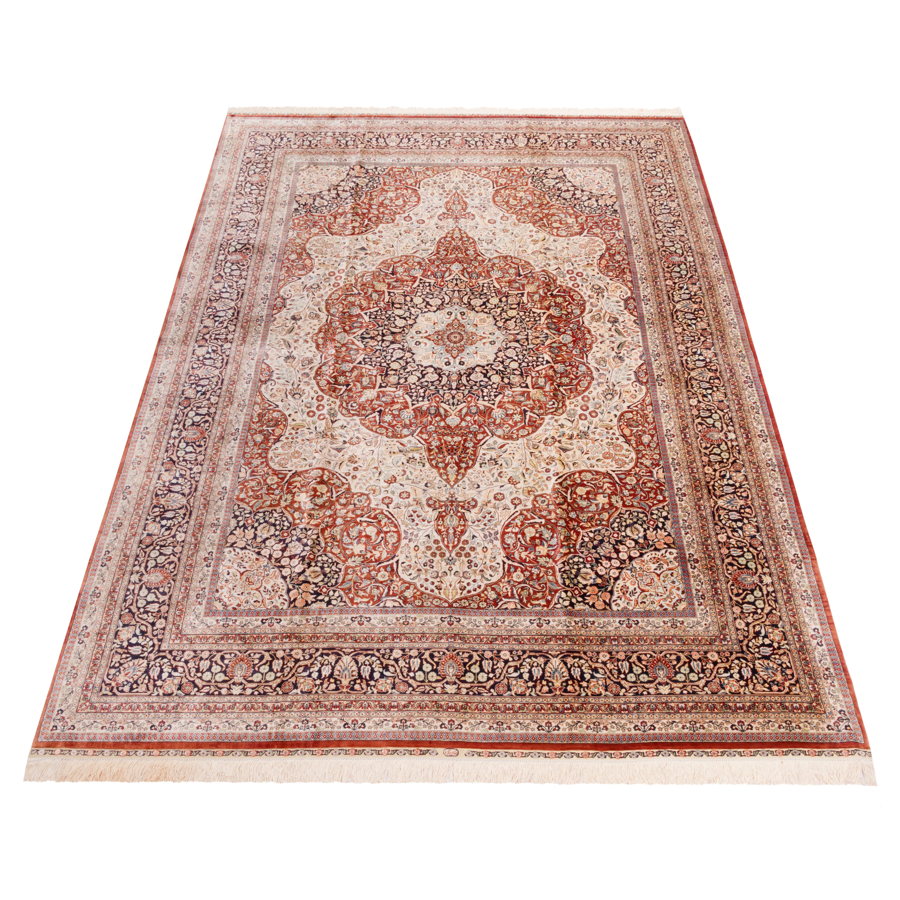 سجاد حاركي اليدوي — لشك تورنج | حرير بالكامل | 170 × 260 سم | SKU 10400045